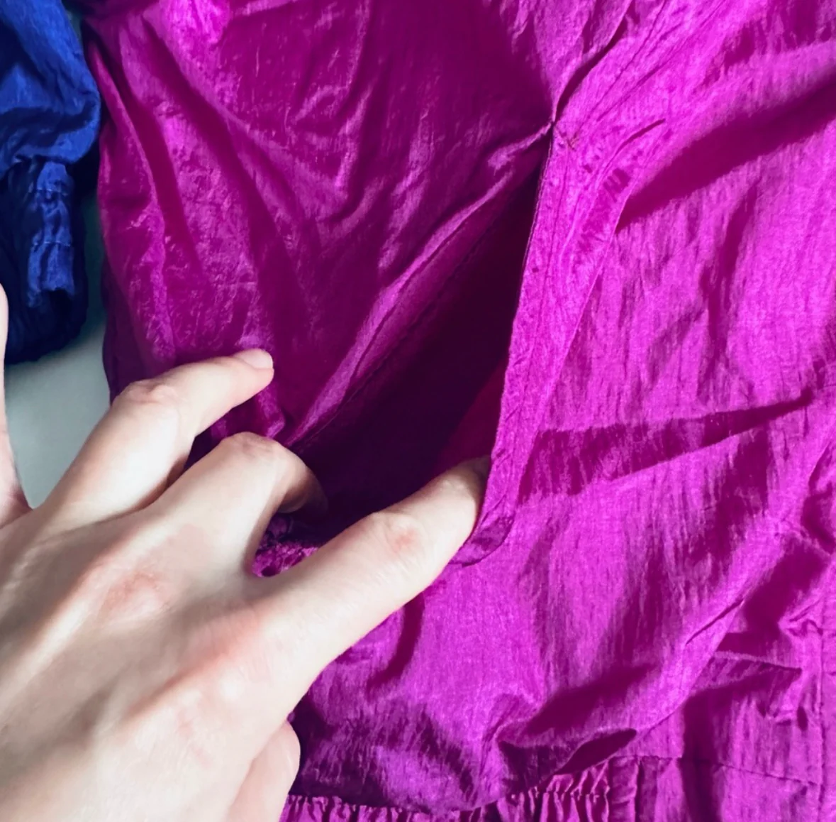 80s/90s Funky Colorblock 80s Track Jacket By Diana Marco - Image 7