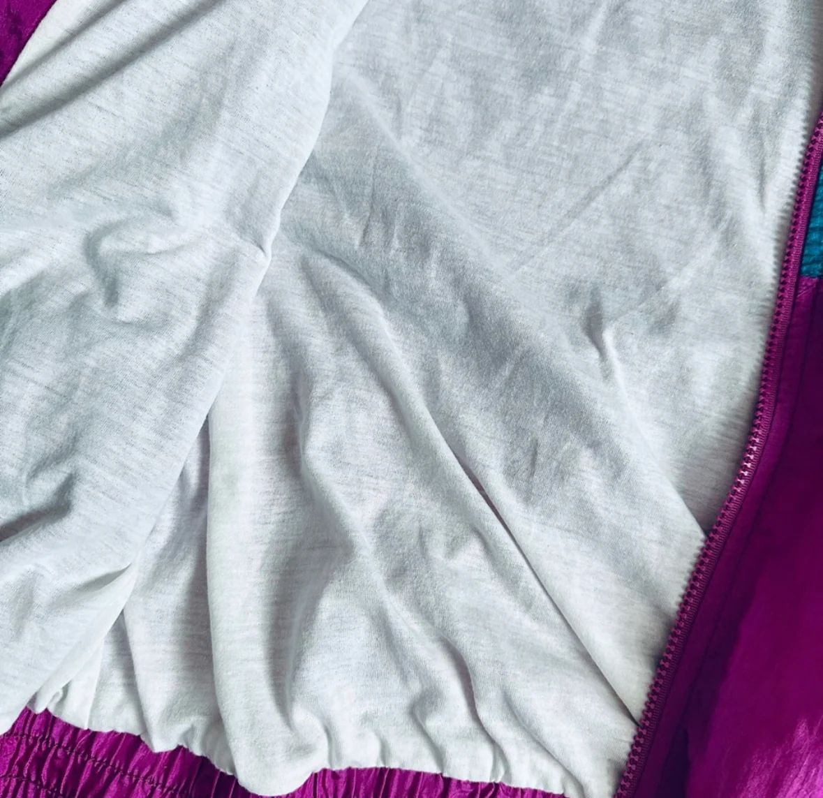 80s/90s Funky Colorblock 80s Track Jacket By Diana Marco - Image 9