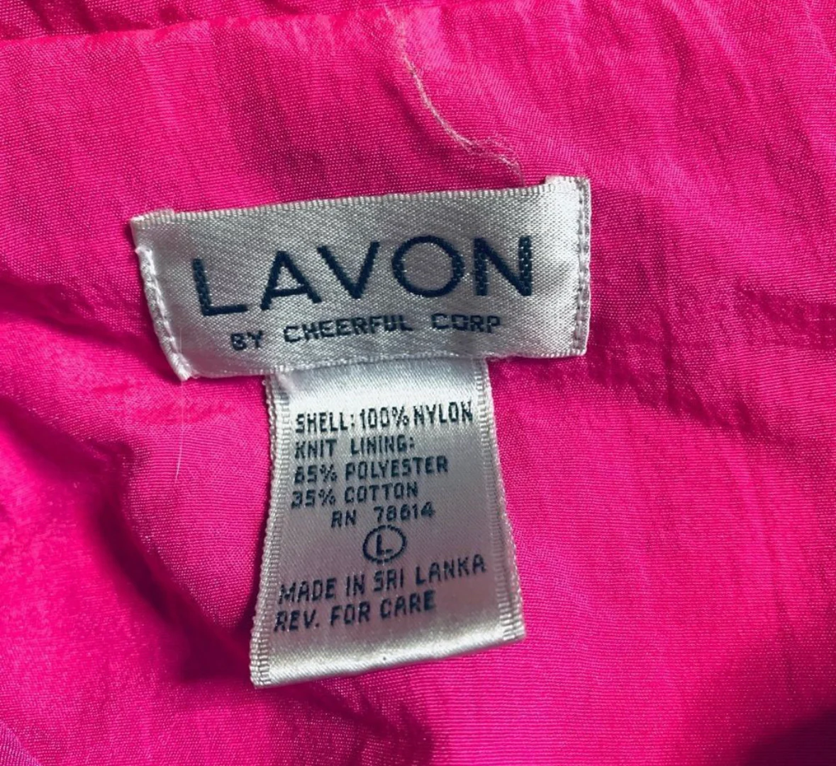 80s/90s Funky Retro Mixed Print Colorblock Windbreaker By Lavon - Image 6