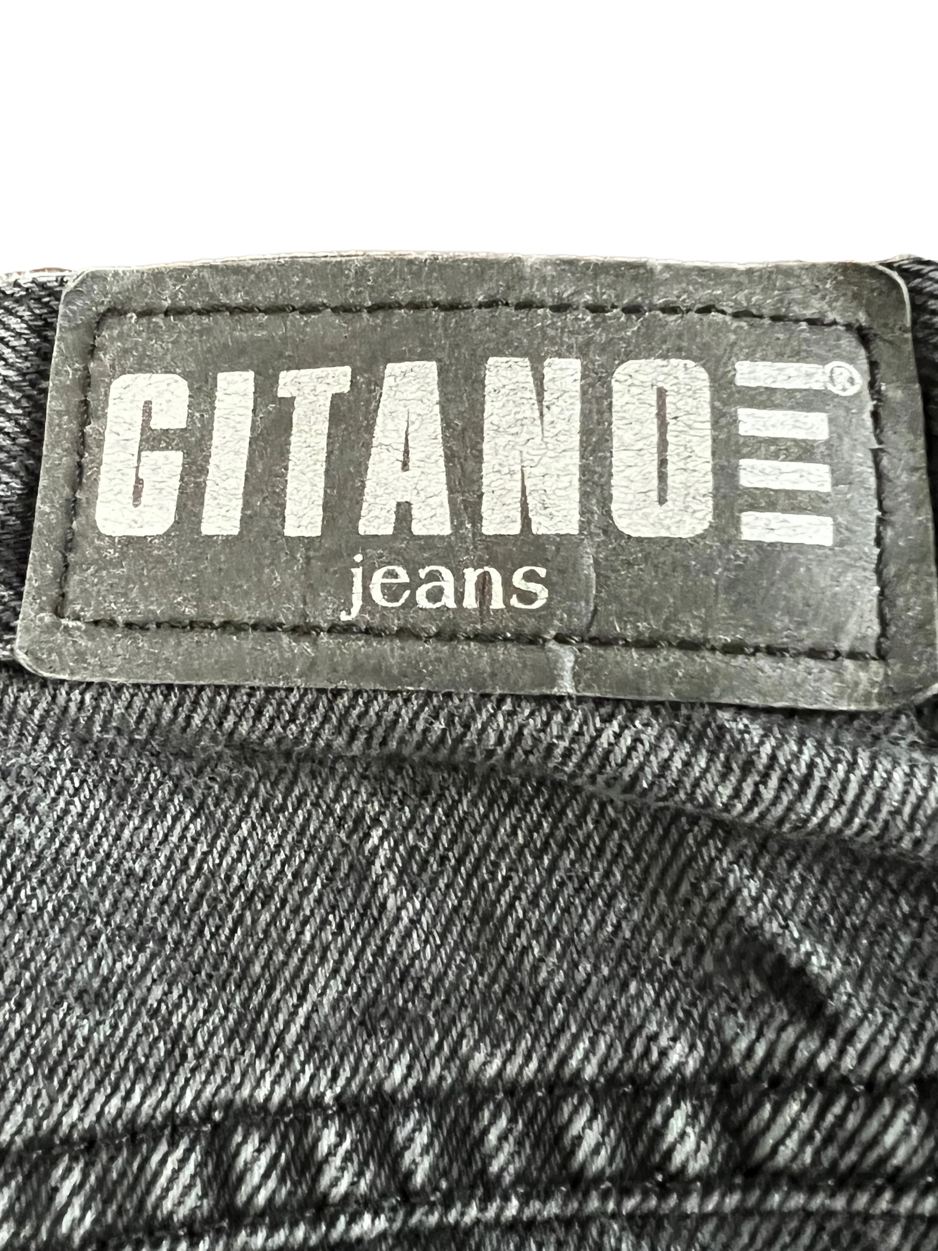 80s/90s Gitano High Rise Straight Leg Black Jeans By Gitano - Image 6