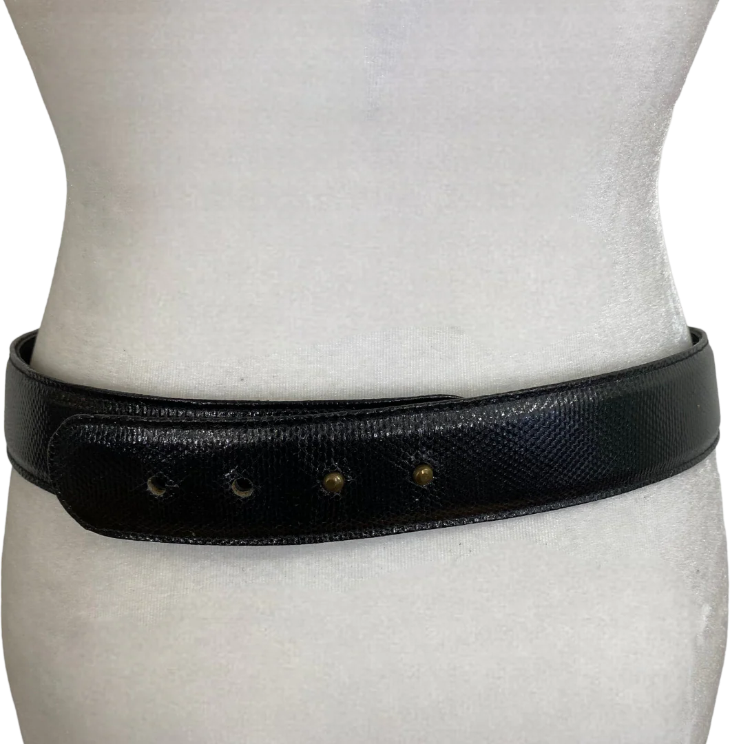 80s/90s Gold And Black Ornate Medallion Statment Belt By Carlisle - Image 2
