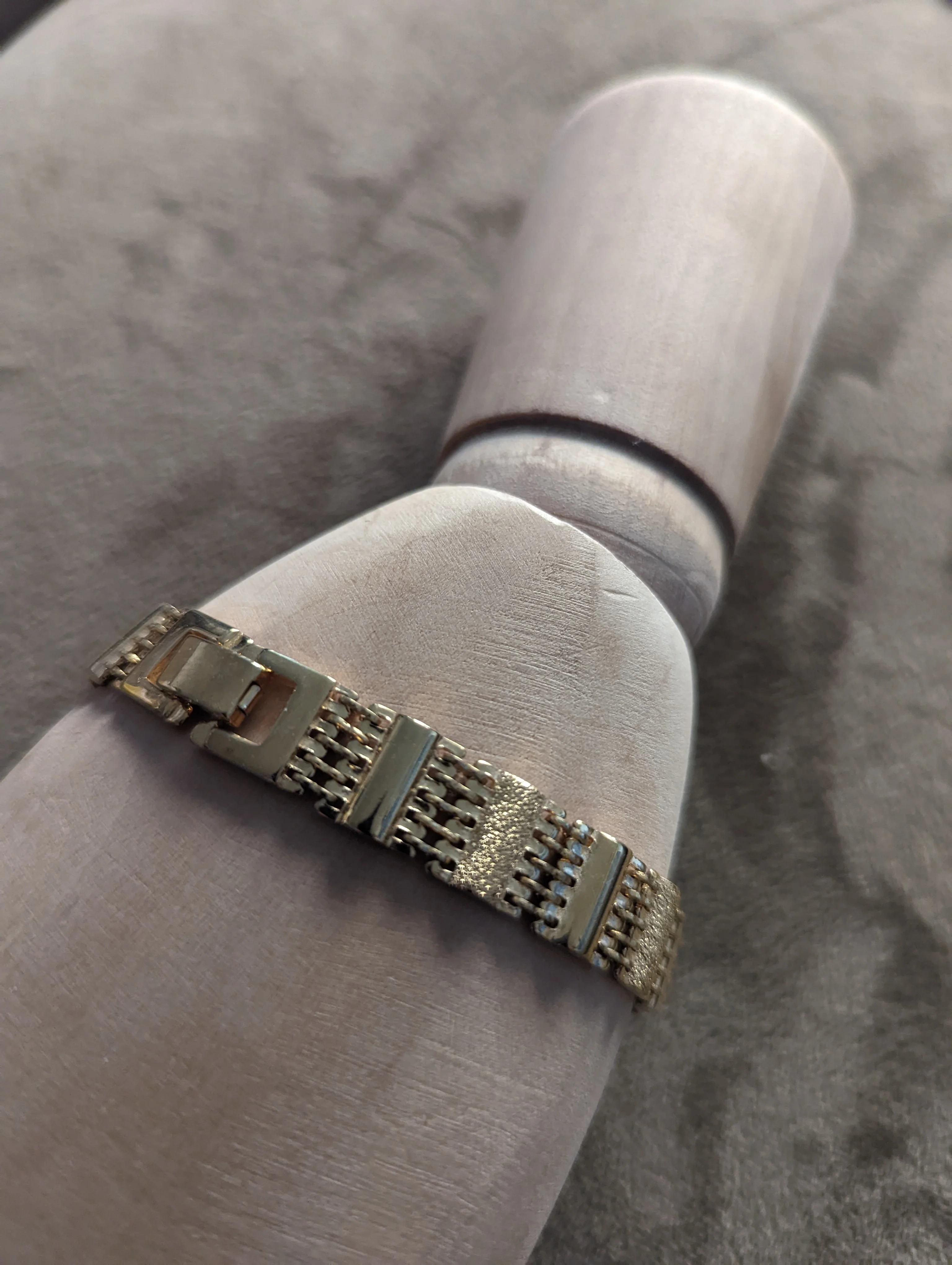 80s/90s Gold Link Bracelet - Image 7