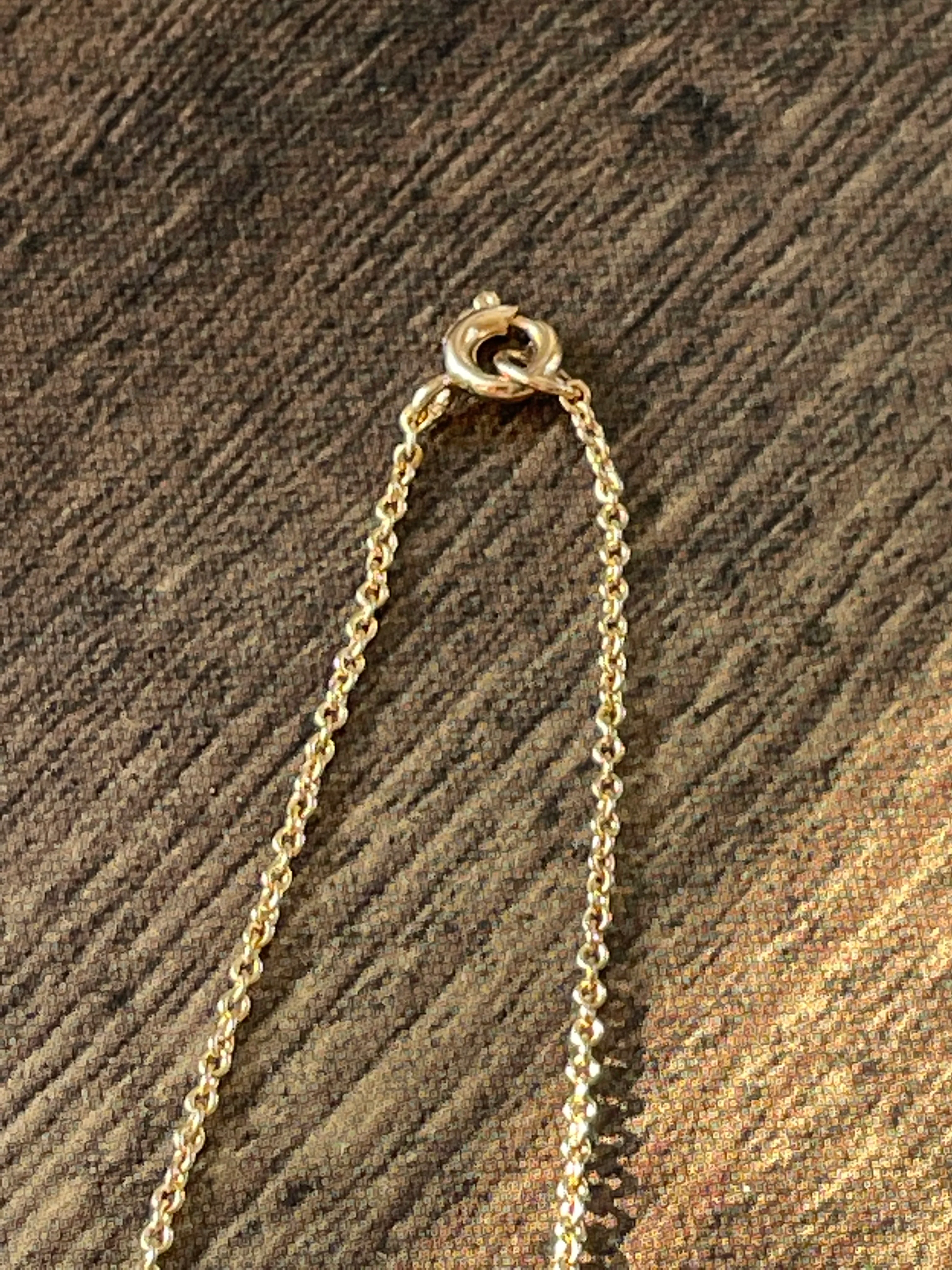 80s/90s Green Chalcedony And Silver Accent Necklace - Image 7