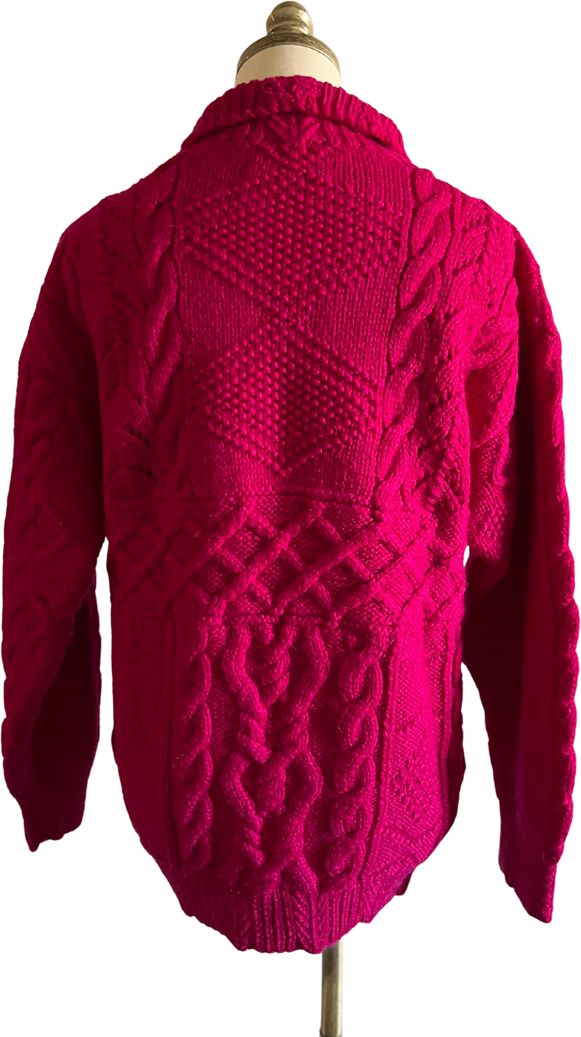 80s/90s Handknit Wool Turtleneck Sweater By Ralph Lauren - Image 2