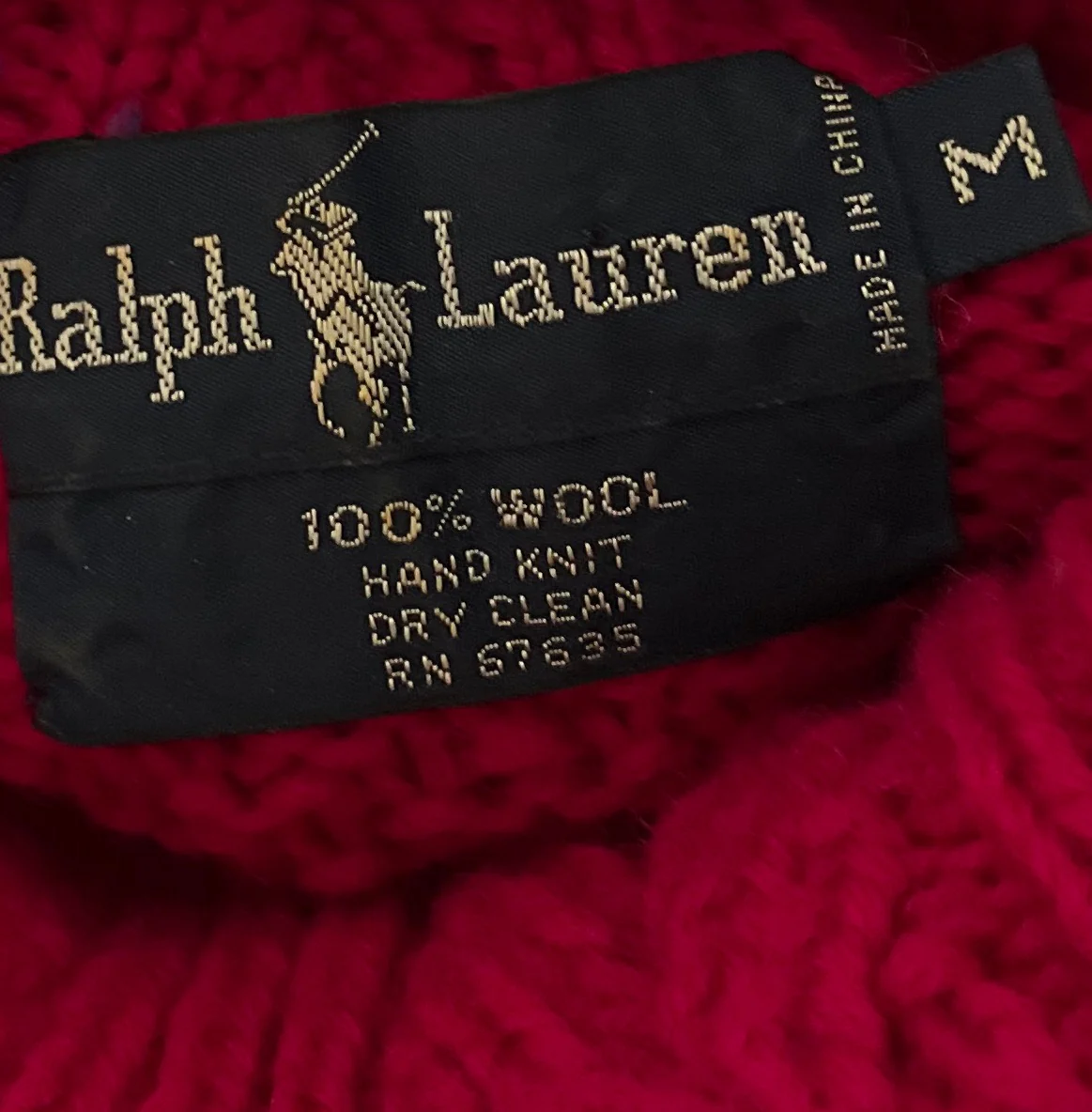 80s/90s Handknit Wool Turtleneck Sweater By Ralph Lauren - Image 7