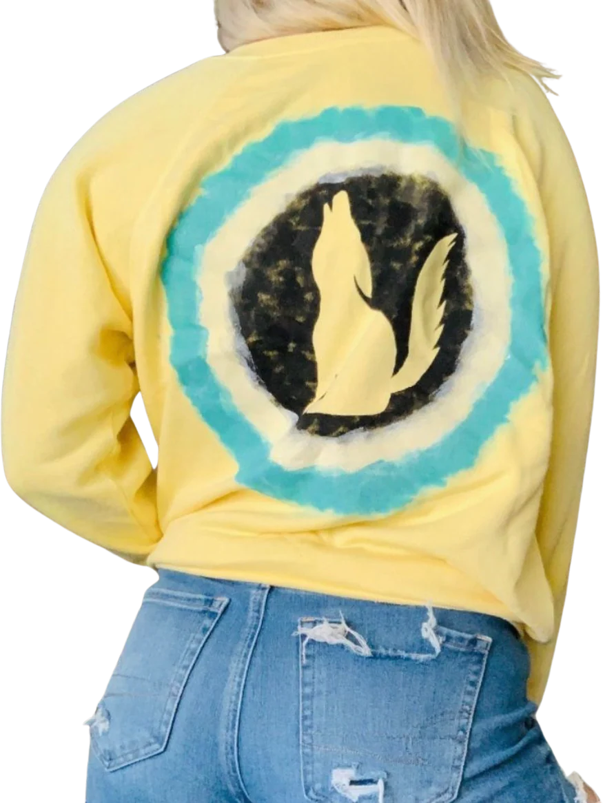 80s/90s Handmade Desert Wolf Double Sided Sweatshirt By Ultra Sweats by Pannill - Image 2