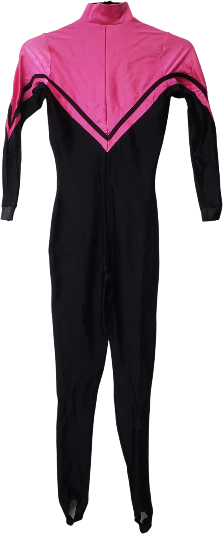80s/90s Hot Pink And Black Colorblock Wetsuit By Henderson Aquatics - Image 2