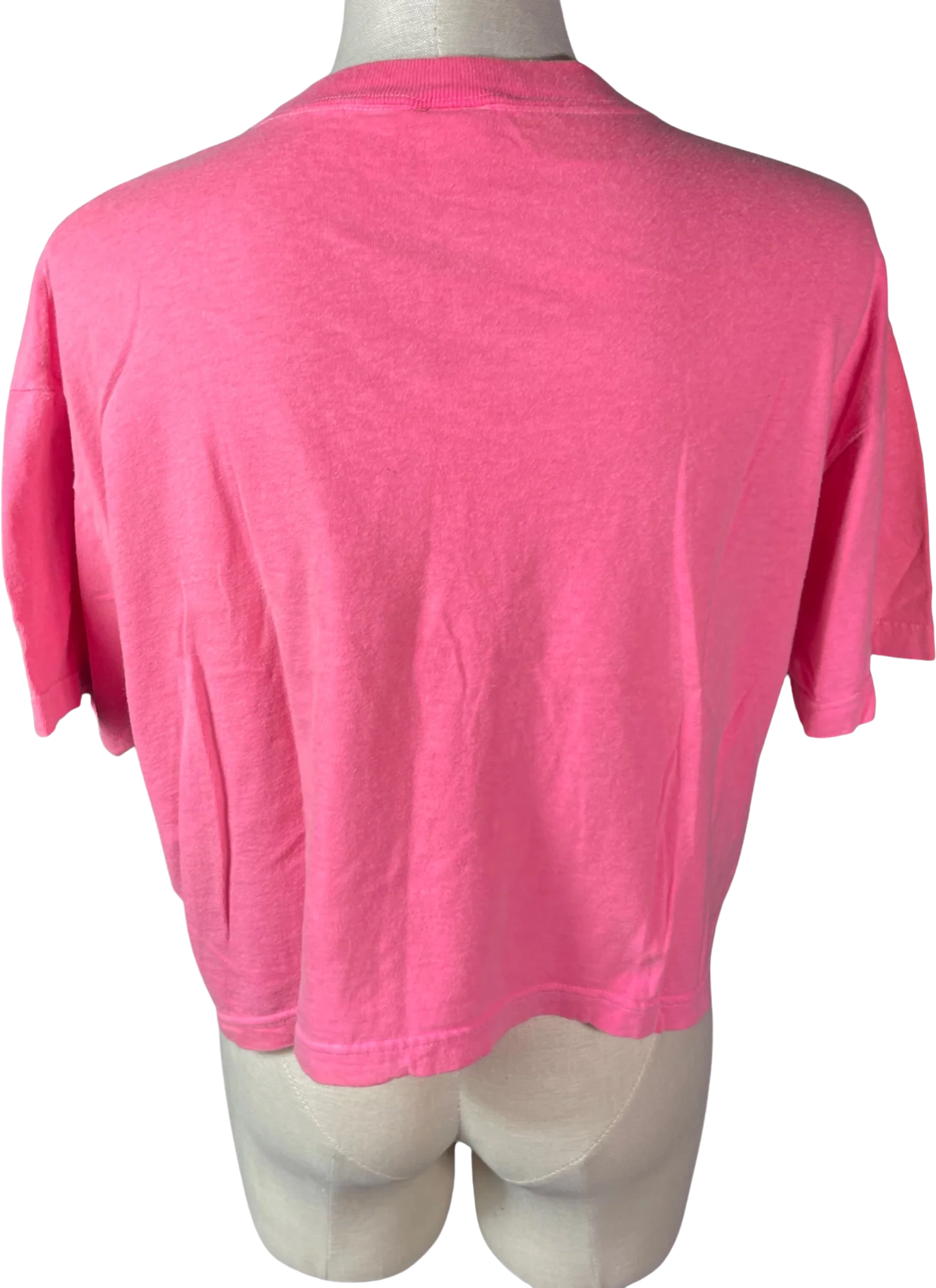 80s/90s Hot Pink Oversized Ski Aspen Vail Crop Top By Signal - Image 2