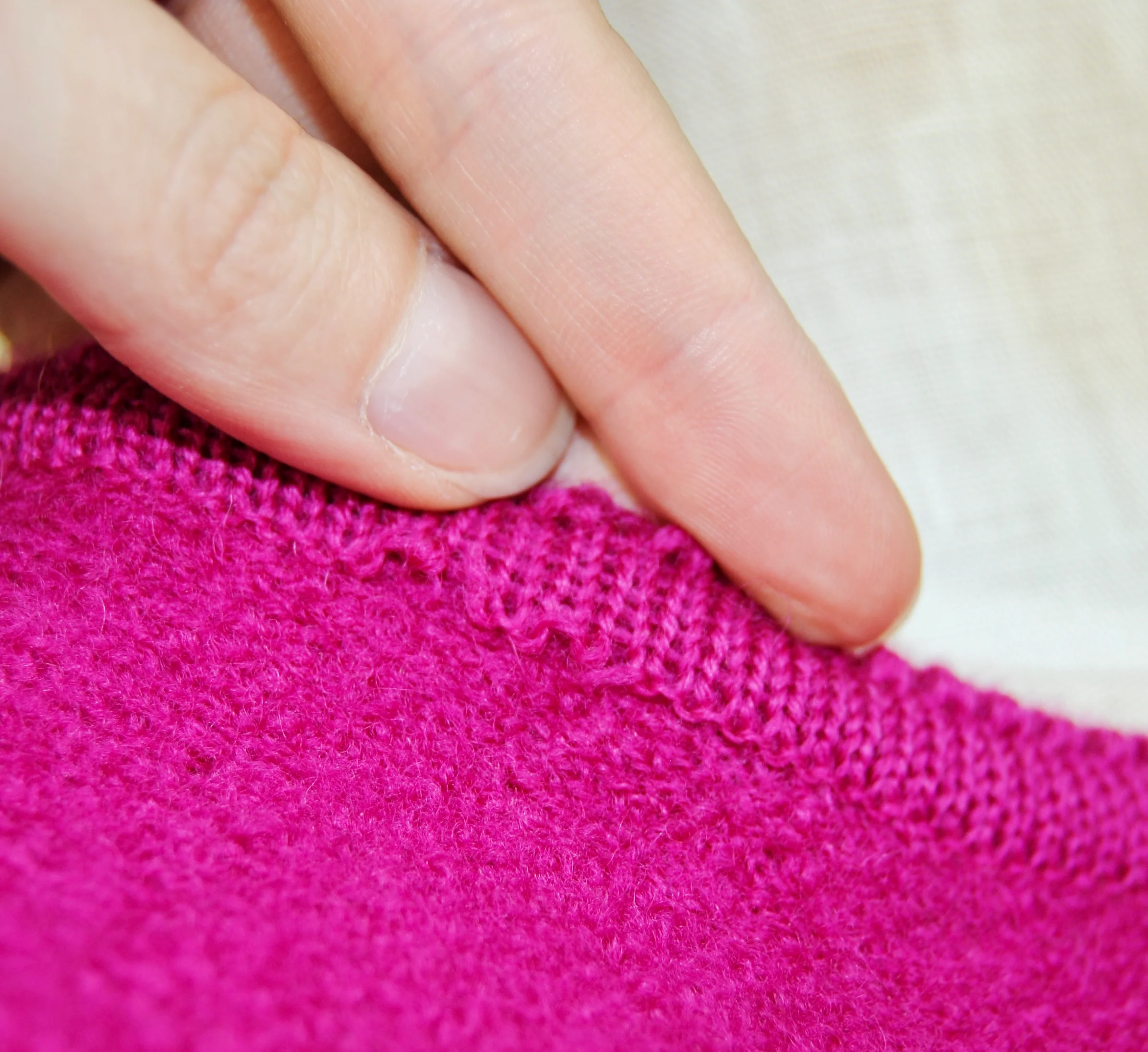 80s/90s Hot Pink Vintage Cardigan By Tally Ho - Image 10