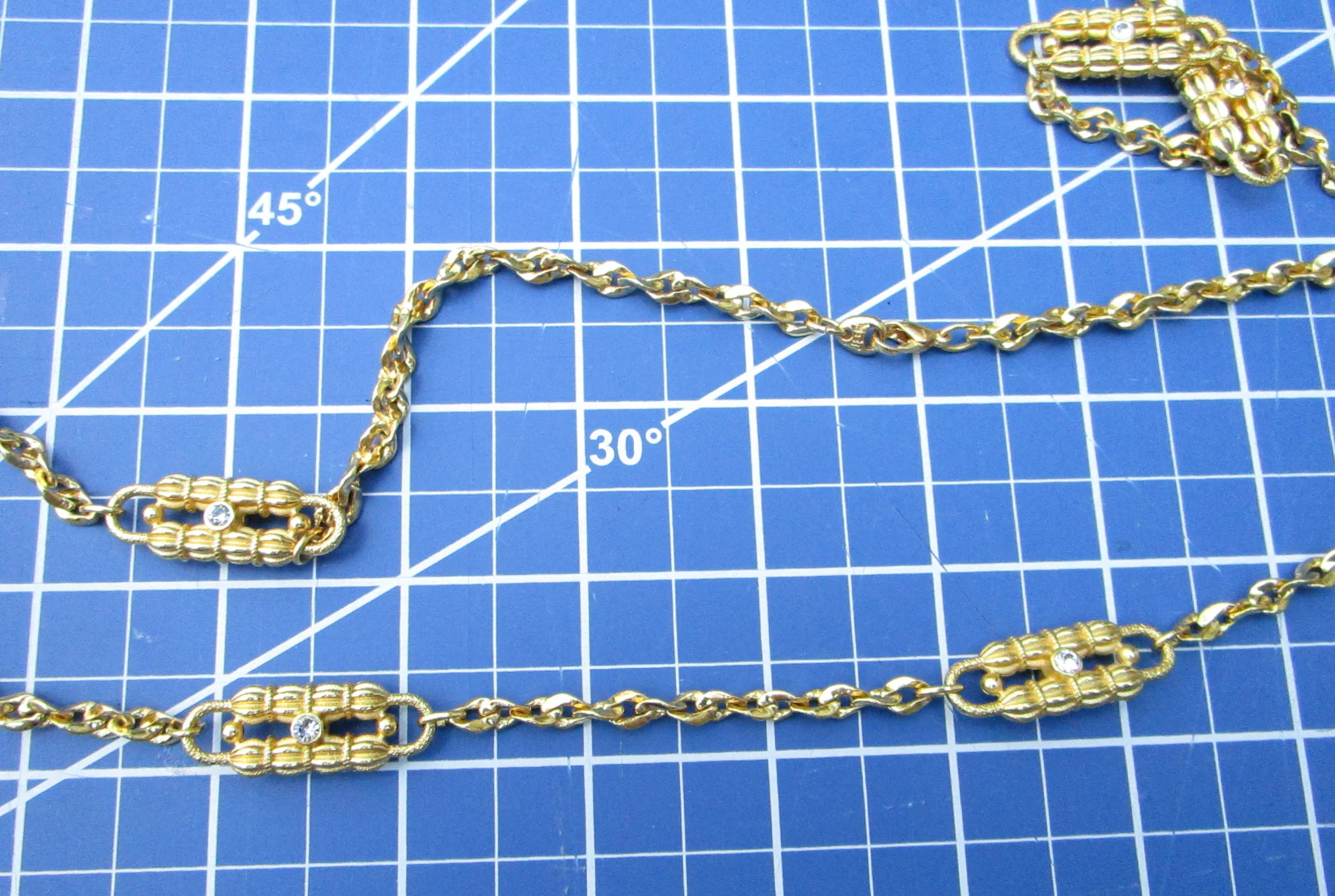 80s/90s Jackie Kennedy's Chanel Paperclip Necklace Repro By Jbk / Camrose and Kross - Image 6