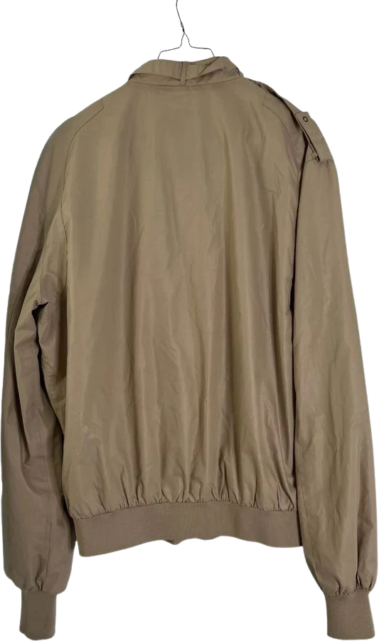 80s/90s Khaki Tan Windbreaker Jacket 42l By Member's Only - Image 2