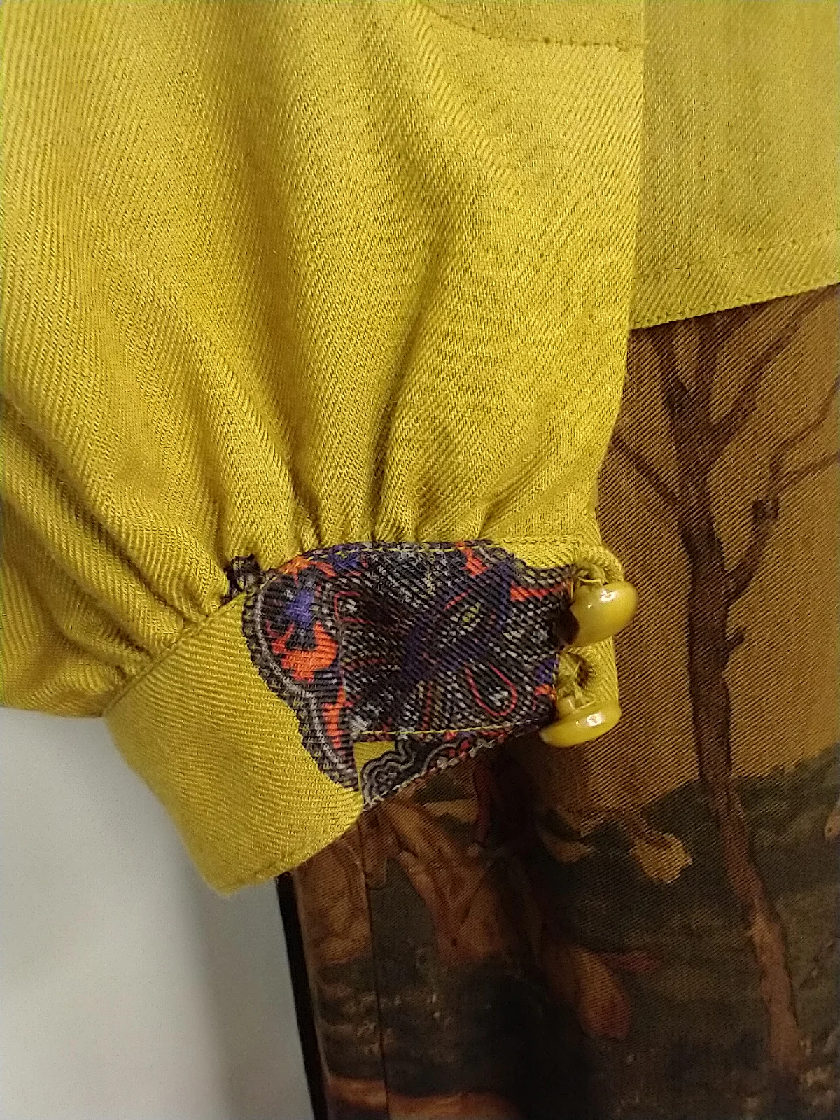 80s/90s Light Wool Silk Blend Blouse By Albert Nipon - Image 5