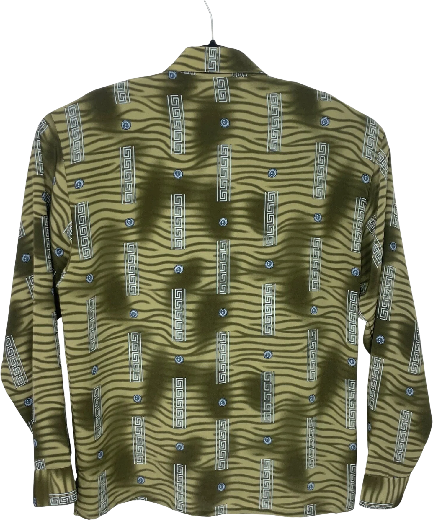 80s/90s Long Sleeve Animal Print Abstract Button Up Shirt By Saxifon - Image 2