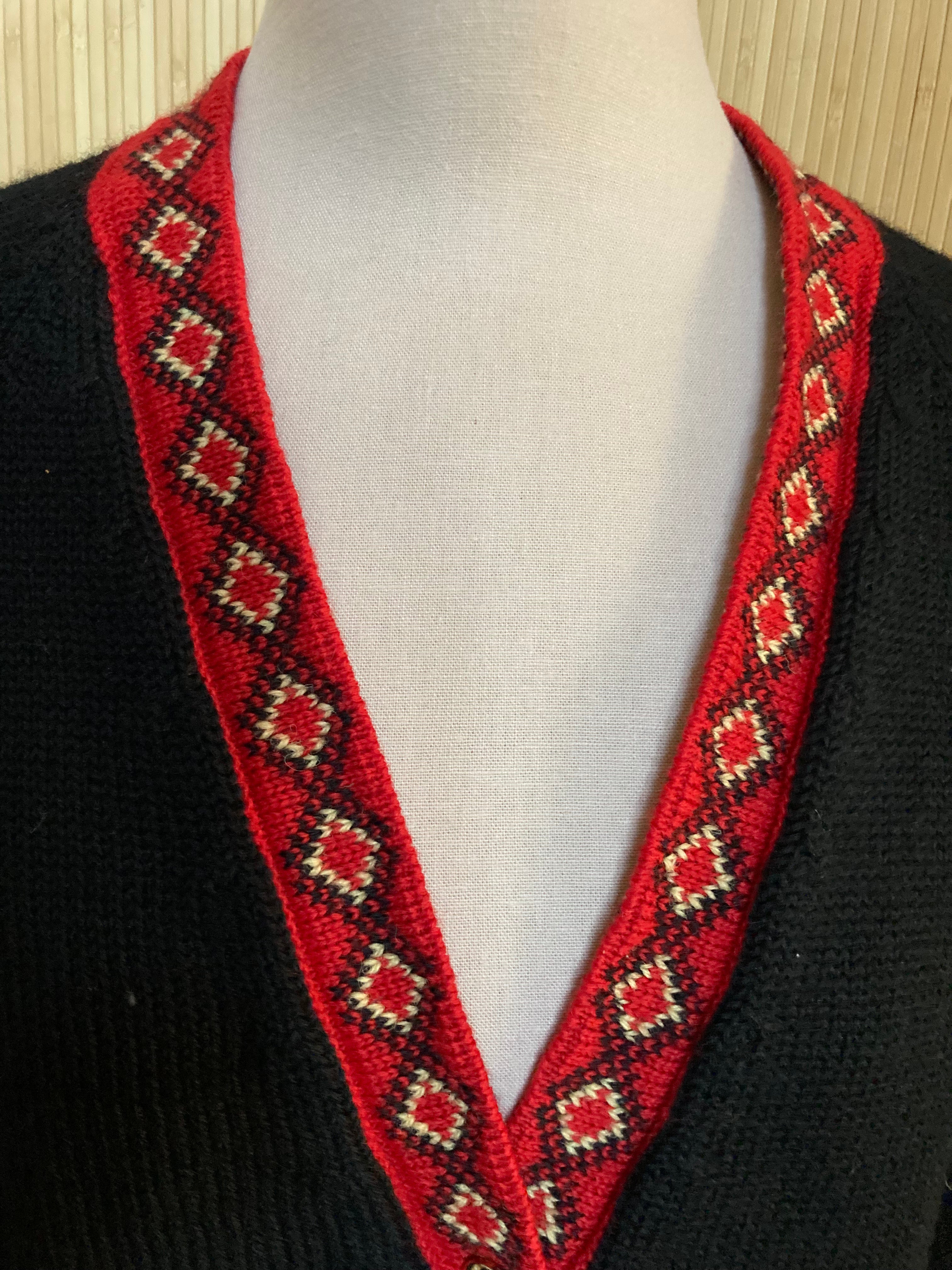 80s/90s Long V-neck Cardigan By Aston - Image 3