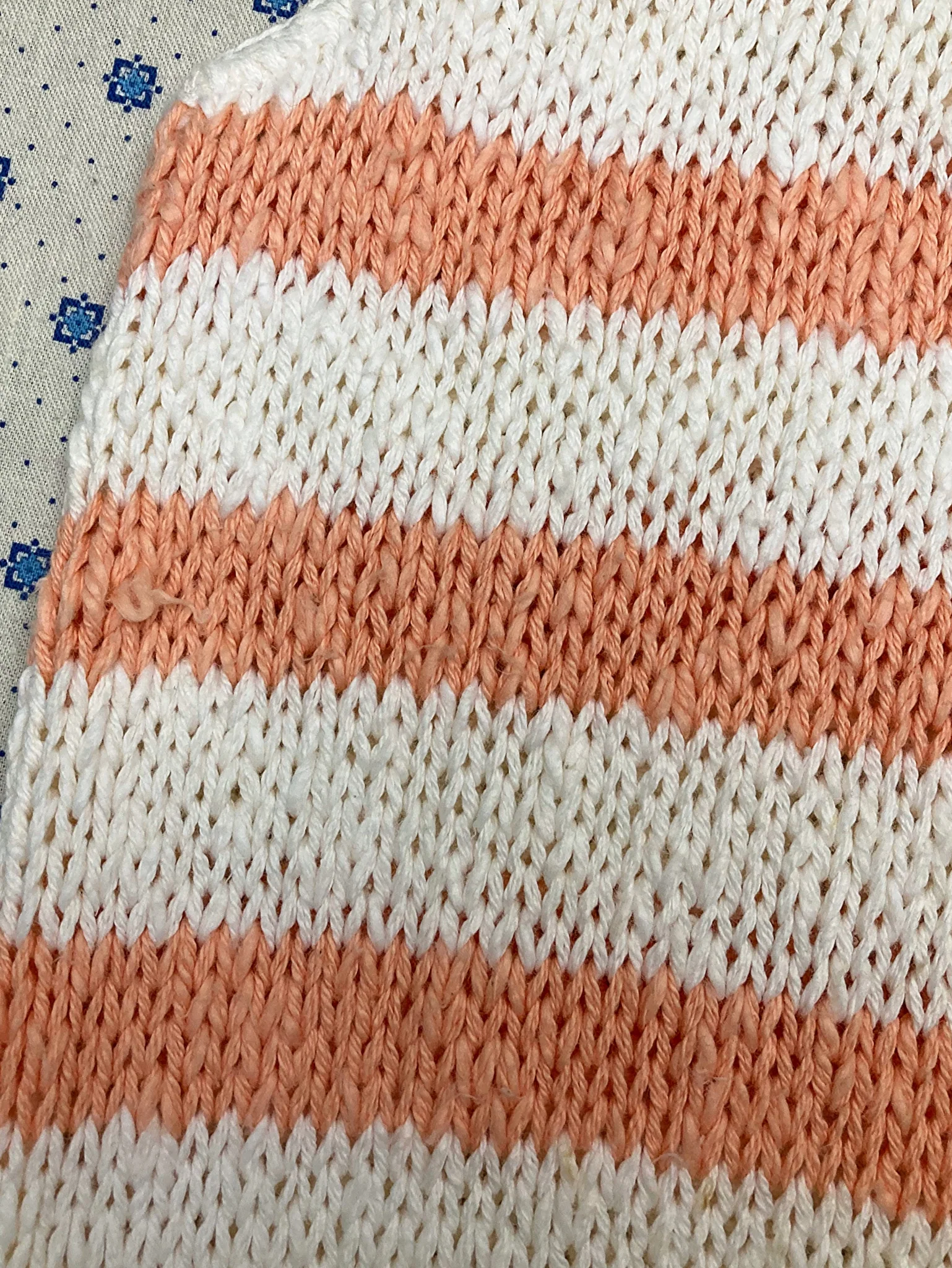 80s/90s Loose Knit Pastel Striped Tank Top By Regatta Sport - Image 9
