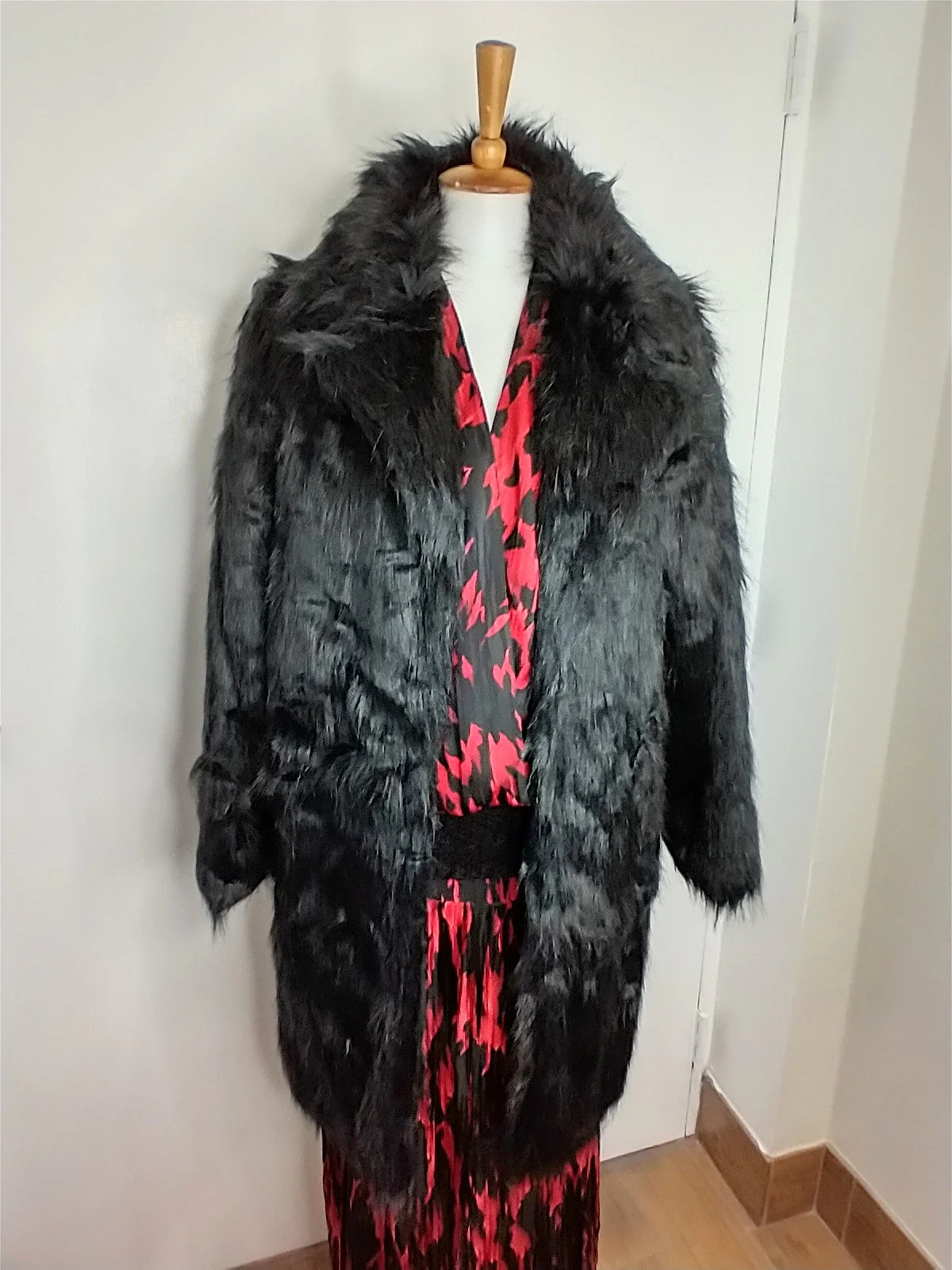 80s/90s Luxury 2pc Jaquard Pleated Silk Ensemble By Norma Waters - Image 7