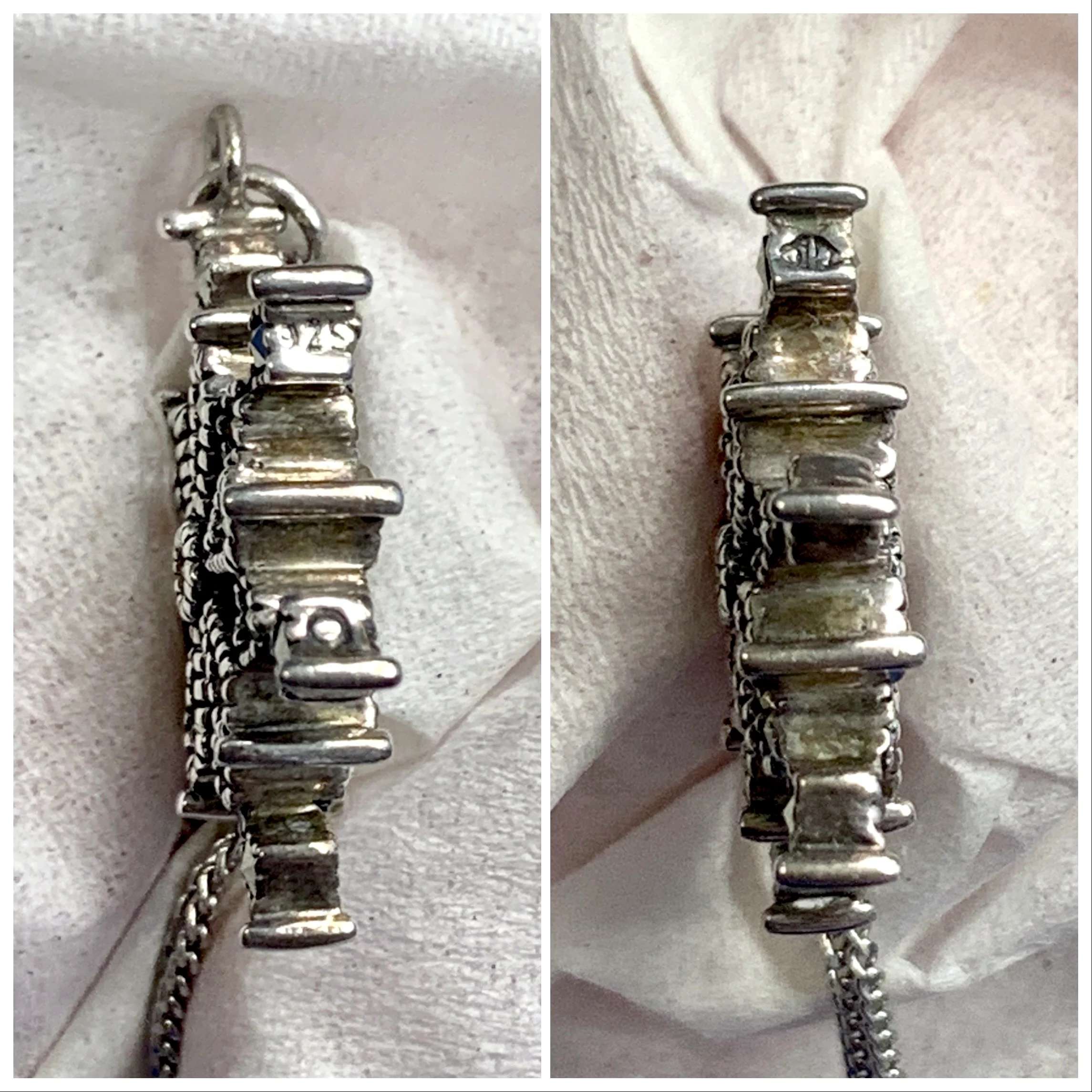 80s/90s Marcasite And Sterling Silver Snowflake Necklace By Judith Jack - Image 13