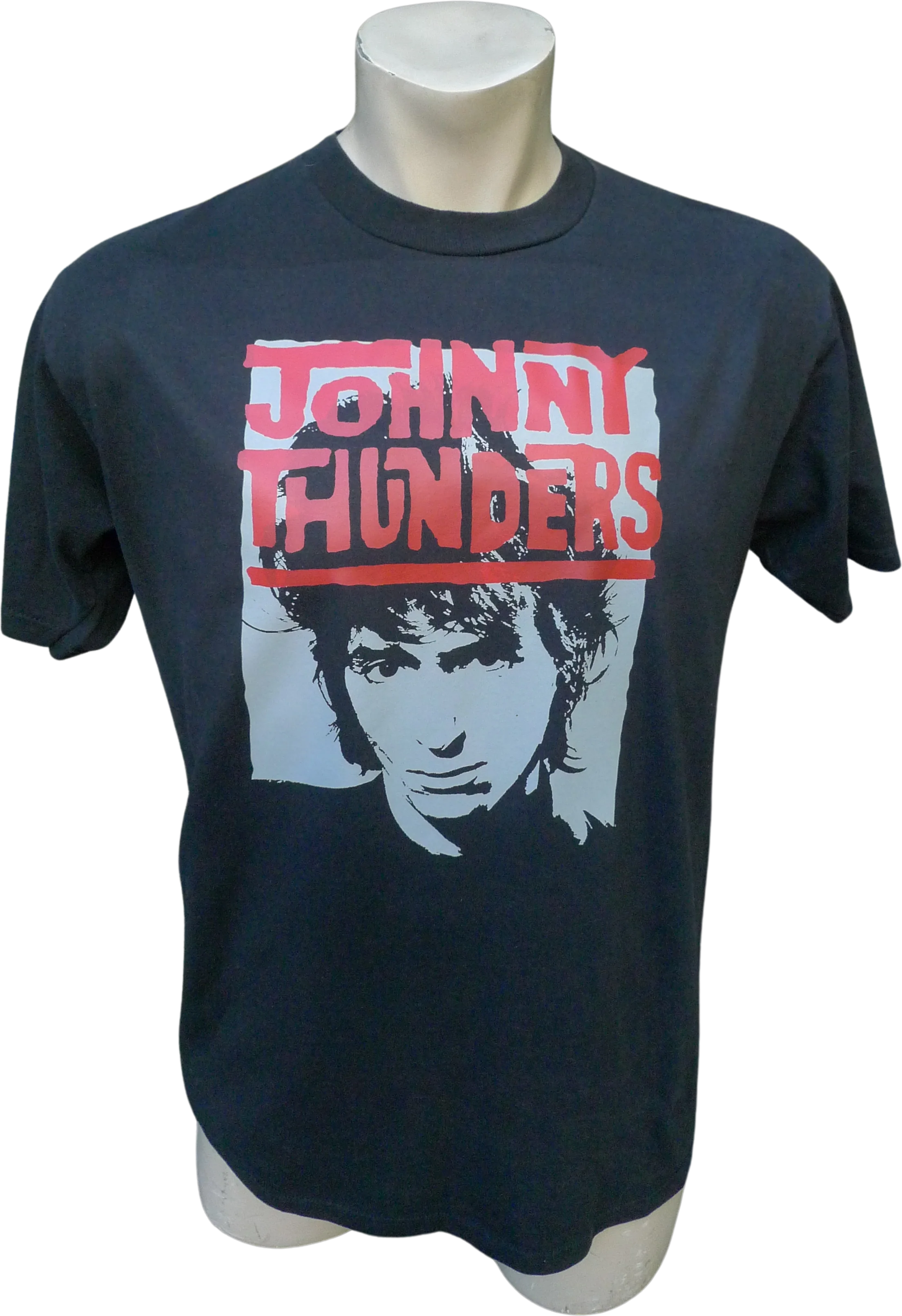80s/90s Mens 44 * Johnny Thunders * New York Dolls Shirt By Jerzees
