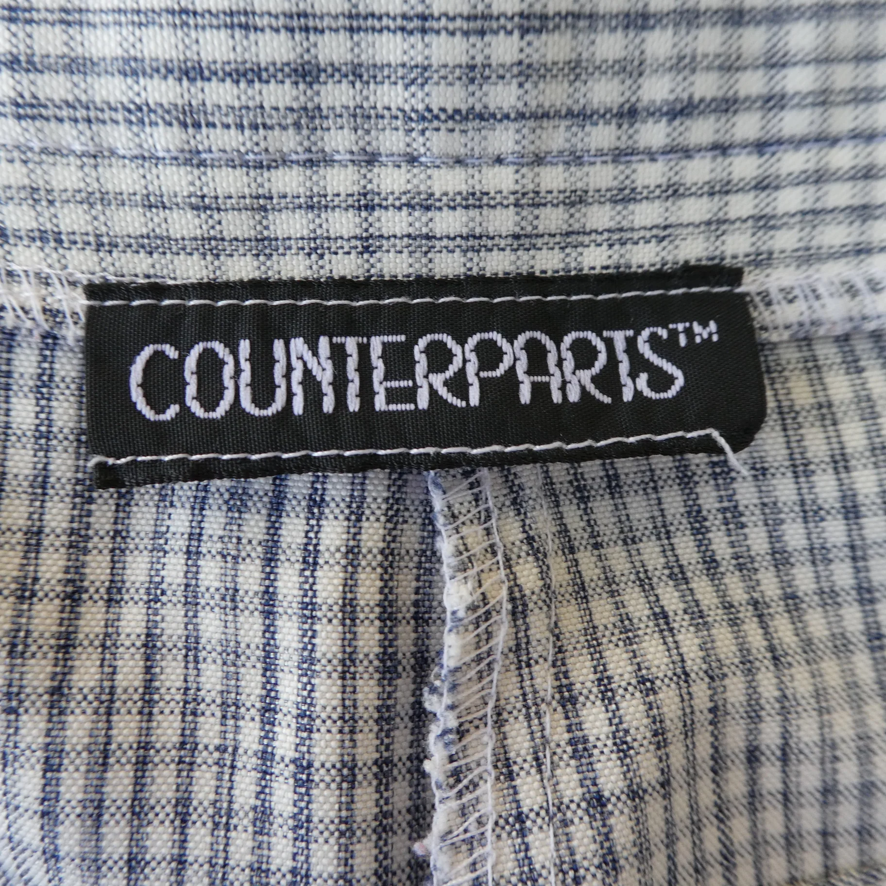 80s/90s Micro Plaid Pants Pleated High Waist Cinchers Xl By Counterparts - Image 8