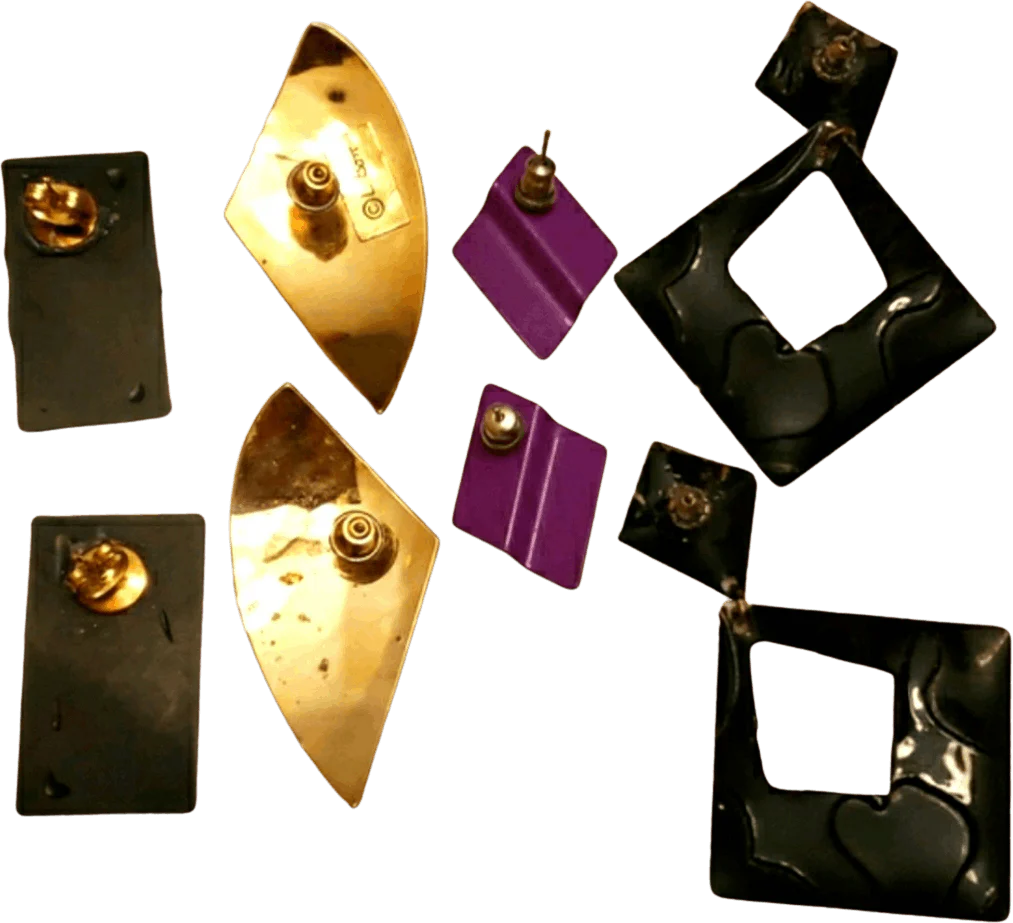 80's/90's Pierced Earring Bundle - Image 2