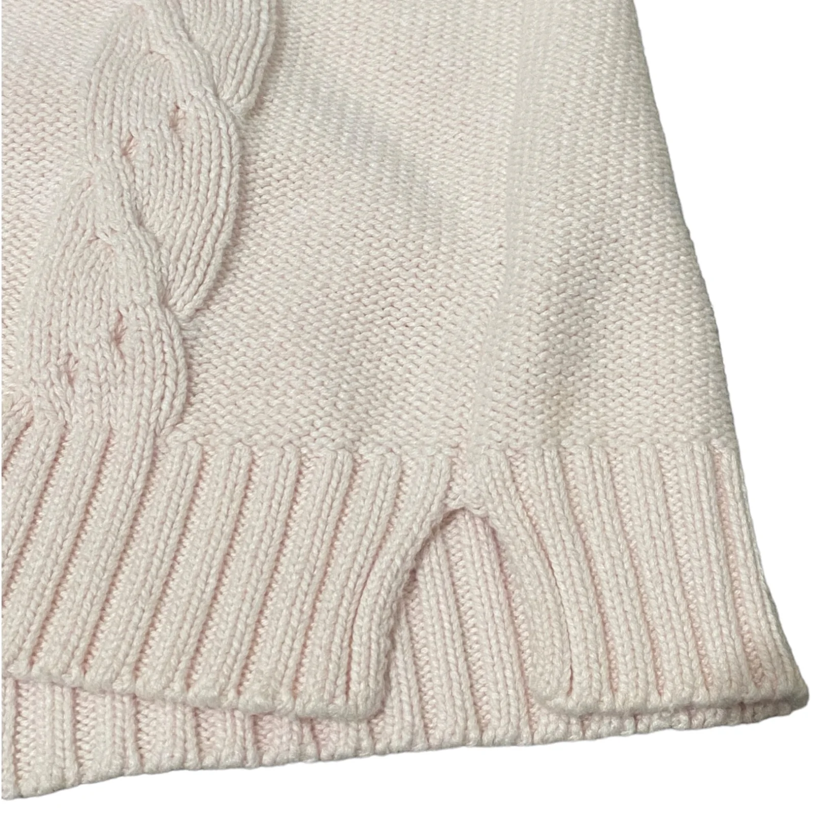 80s/90s Pink Cable Knit Sweater Womens Sz S Preppy By Lizwear by Liz Claiborne - Image 6