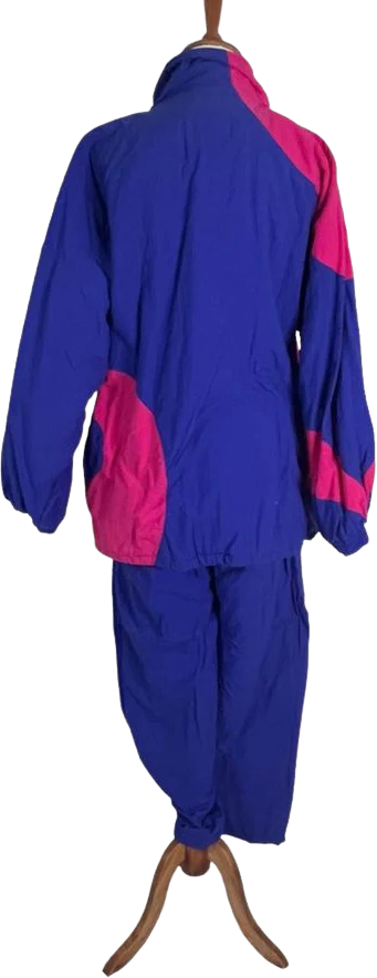 80s/90s Pink Purple Tracksuit L By Pk Elliot - Image 2
