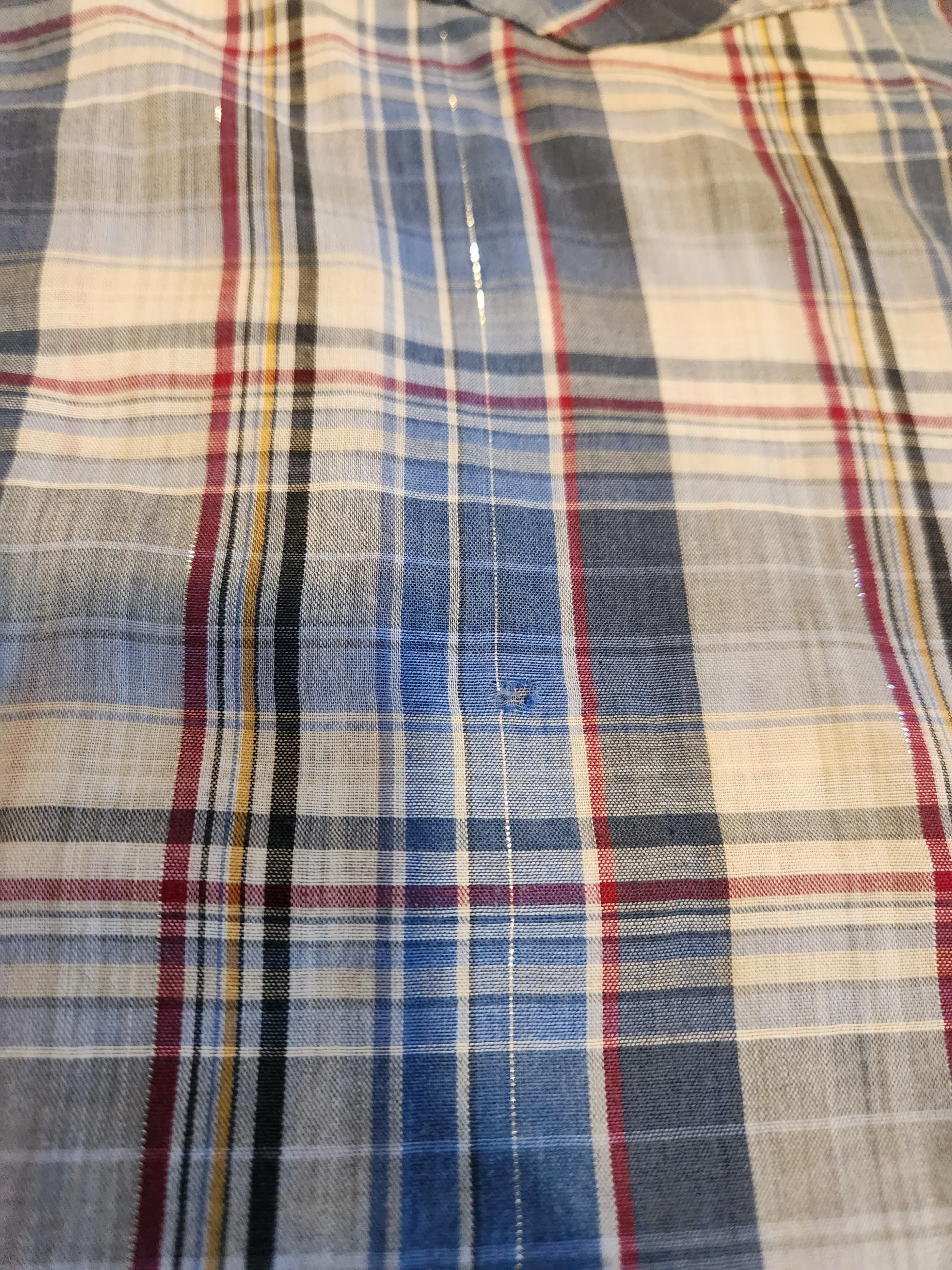 80s/90s Plaid Cowboy Western Rockabilly Pearl Snap Shirt By Rustler by Wrangler - Image 4
