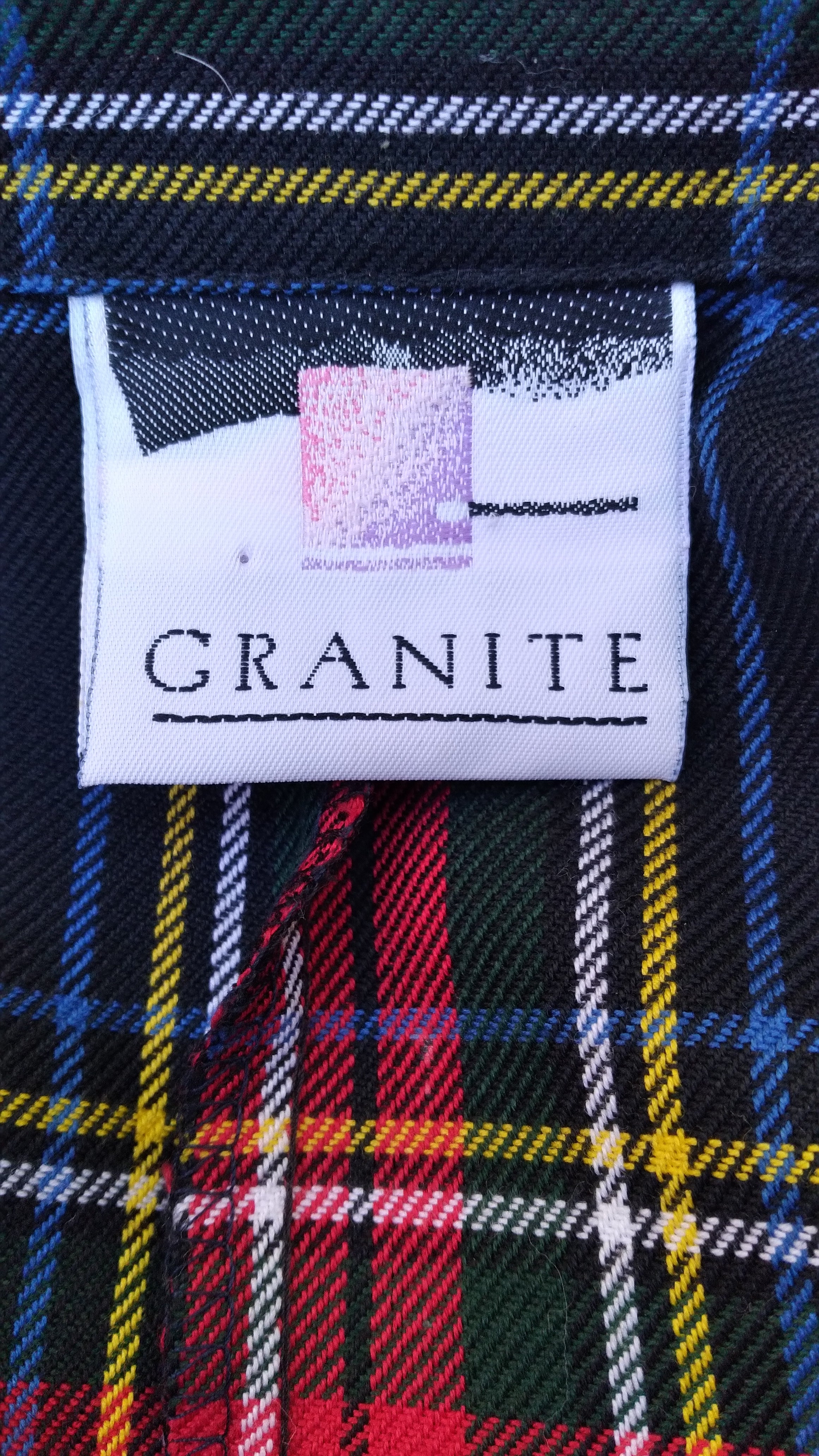 80s/90s Plaid Double Breasted Blazer With Gold Buttons By Granite - Image 7