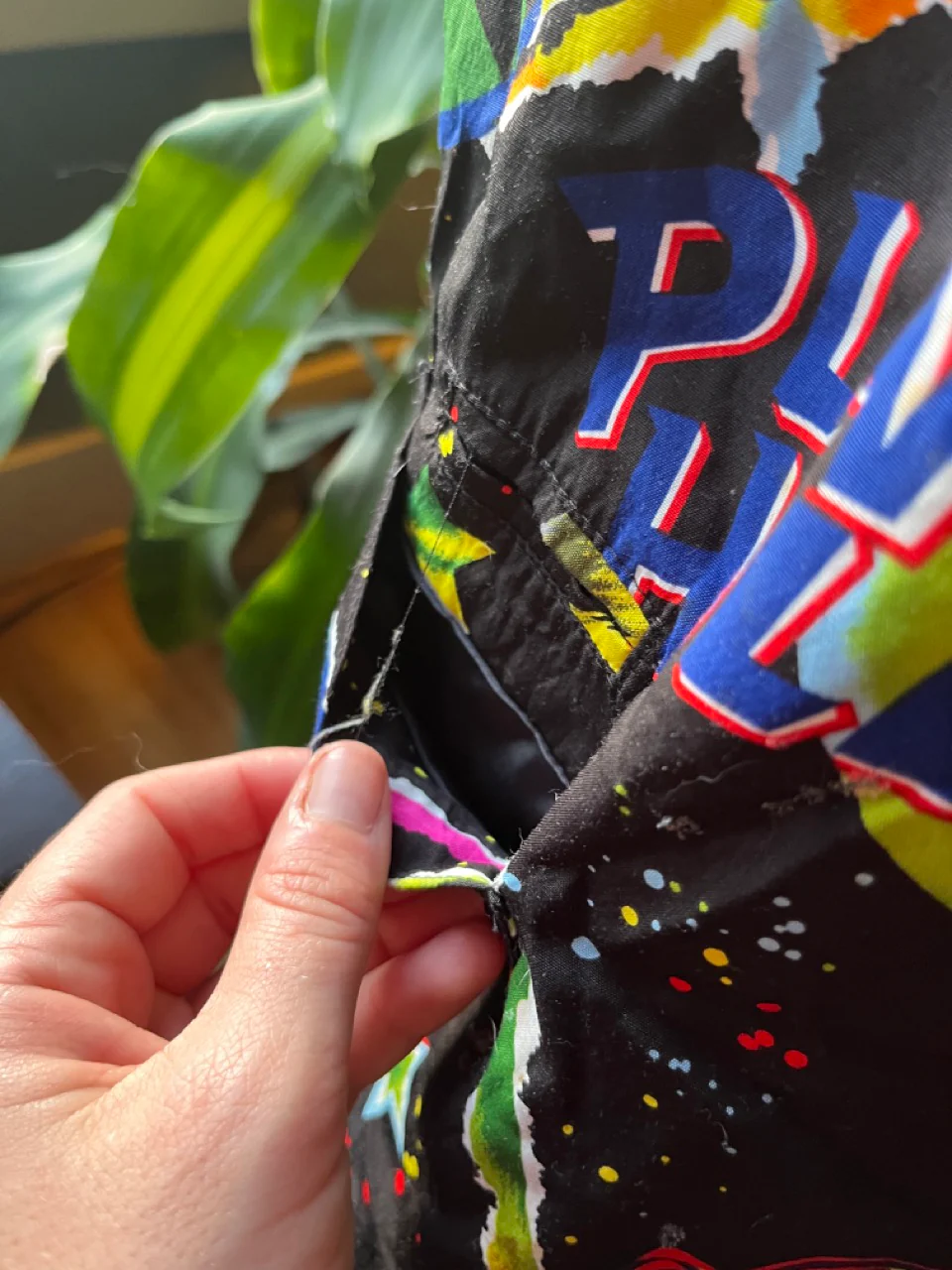 80s/90s Planet Hollywood Graphic Colorful Vest Rayon/poly By Planet Hollywood - Image 5