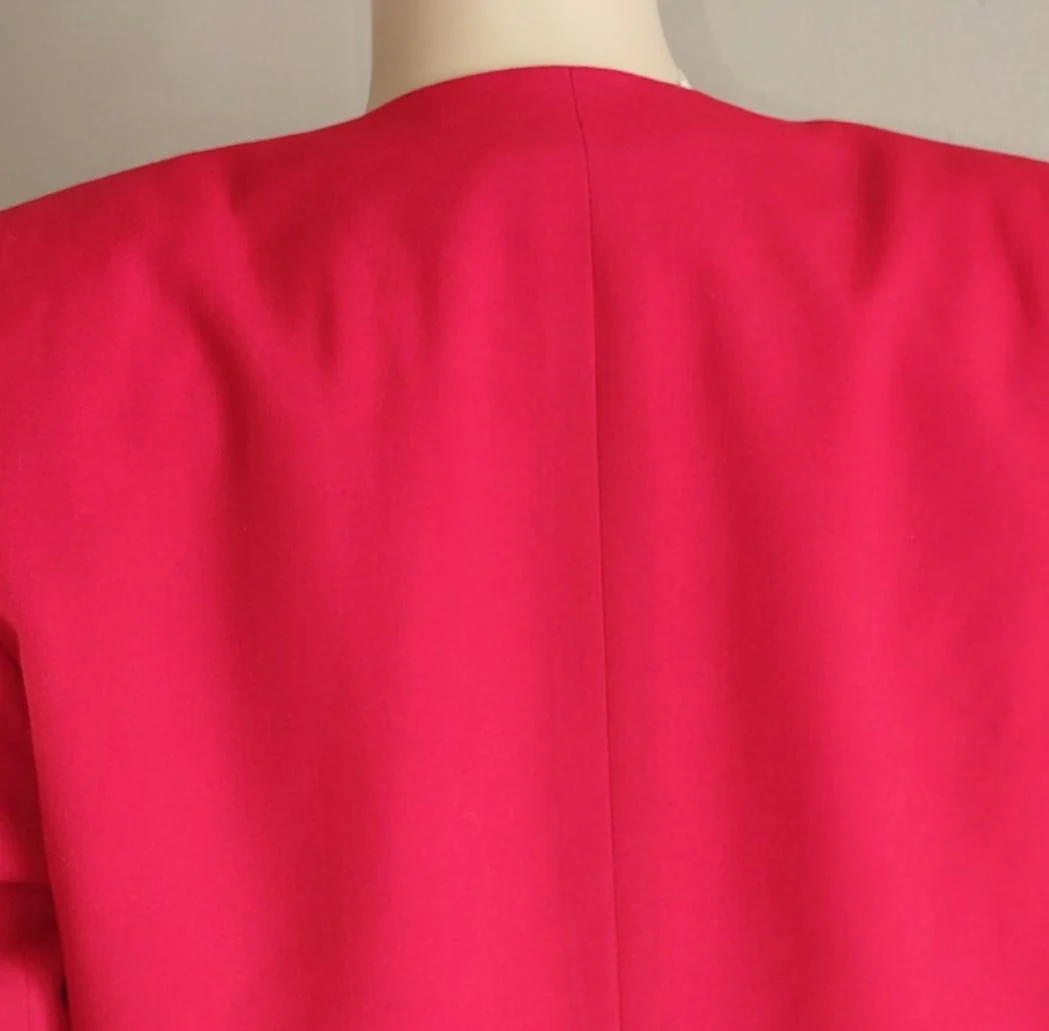 90's Red Pleated Skirt Set by Barrie Pace - Image 5