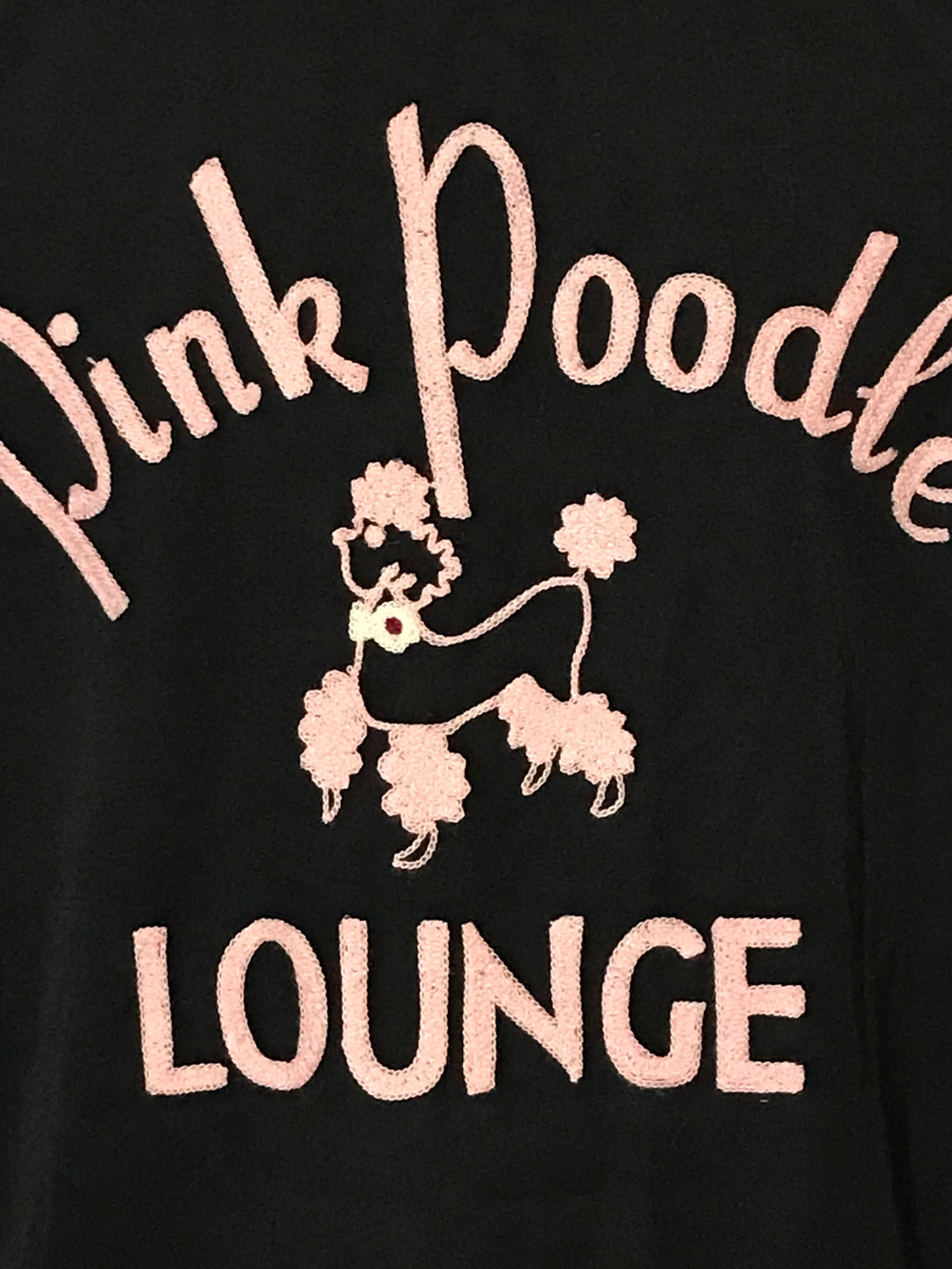 80s/90s Retro Black Embroider Chain Stitch Bowling Shirt By Reminiscence by Stewart Richter - Image 5