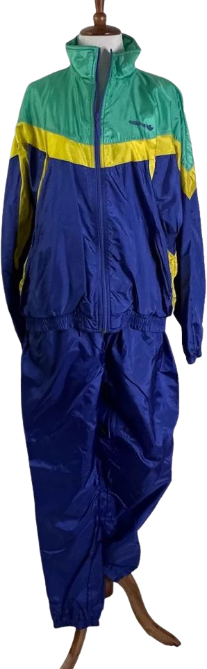 80s/90s Retrp Tracksuit Windbreaker Pants Set L By Adidas