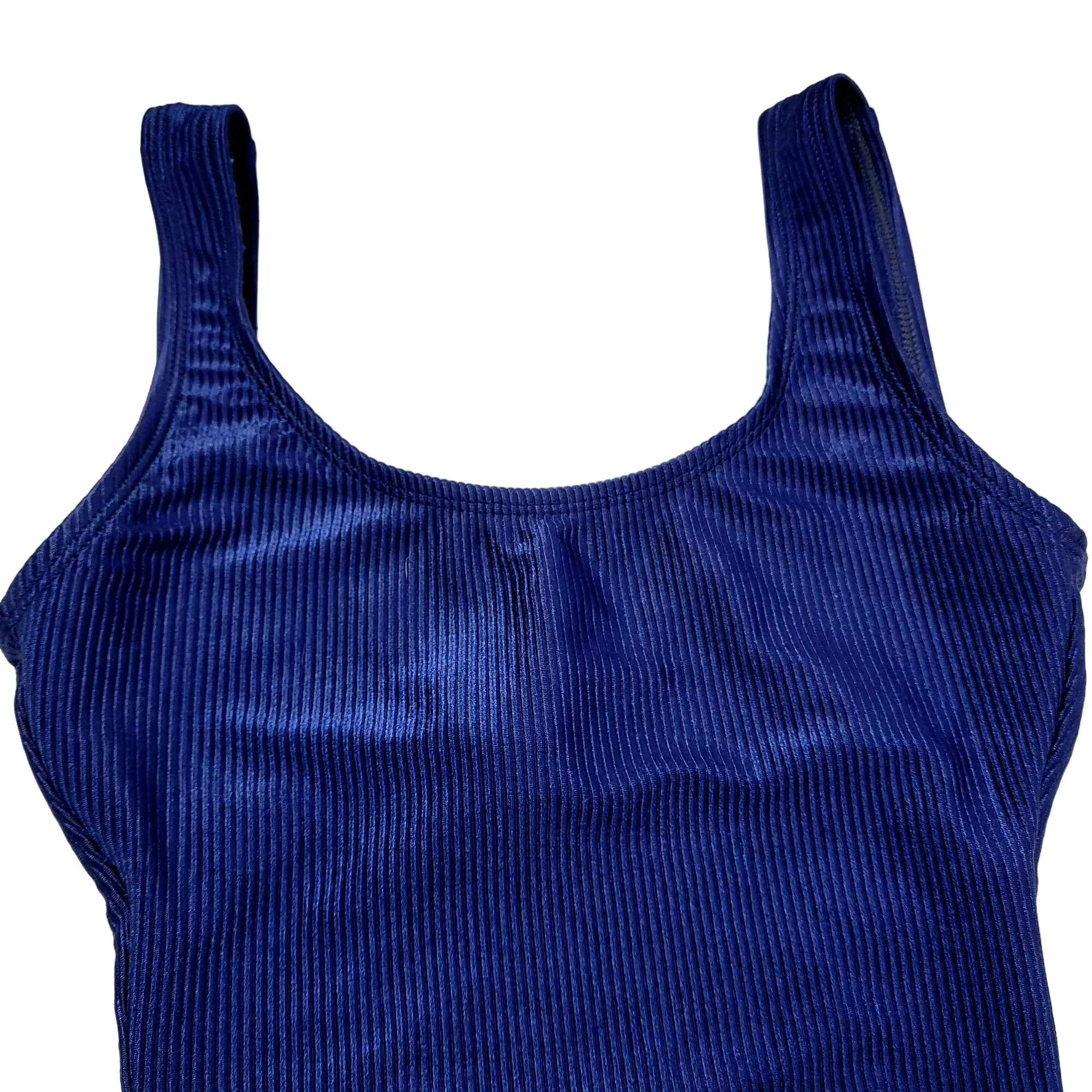 80s/90s Ribbed One Piece Swimsuit Beach Swim Women Small S By Catalina - Image 7