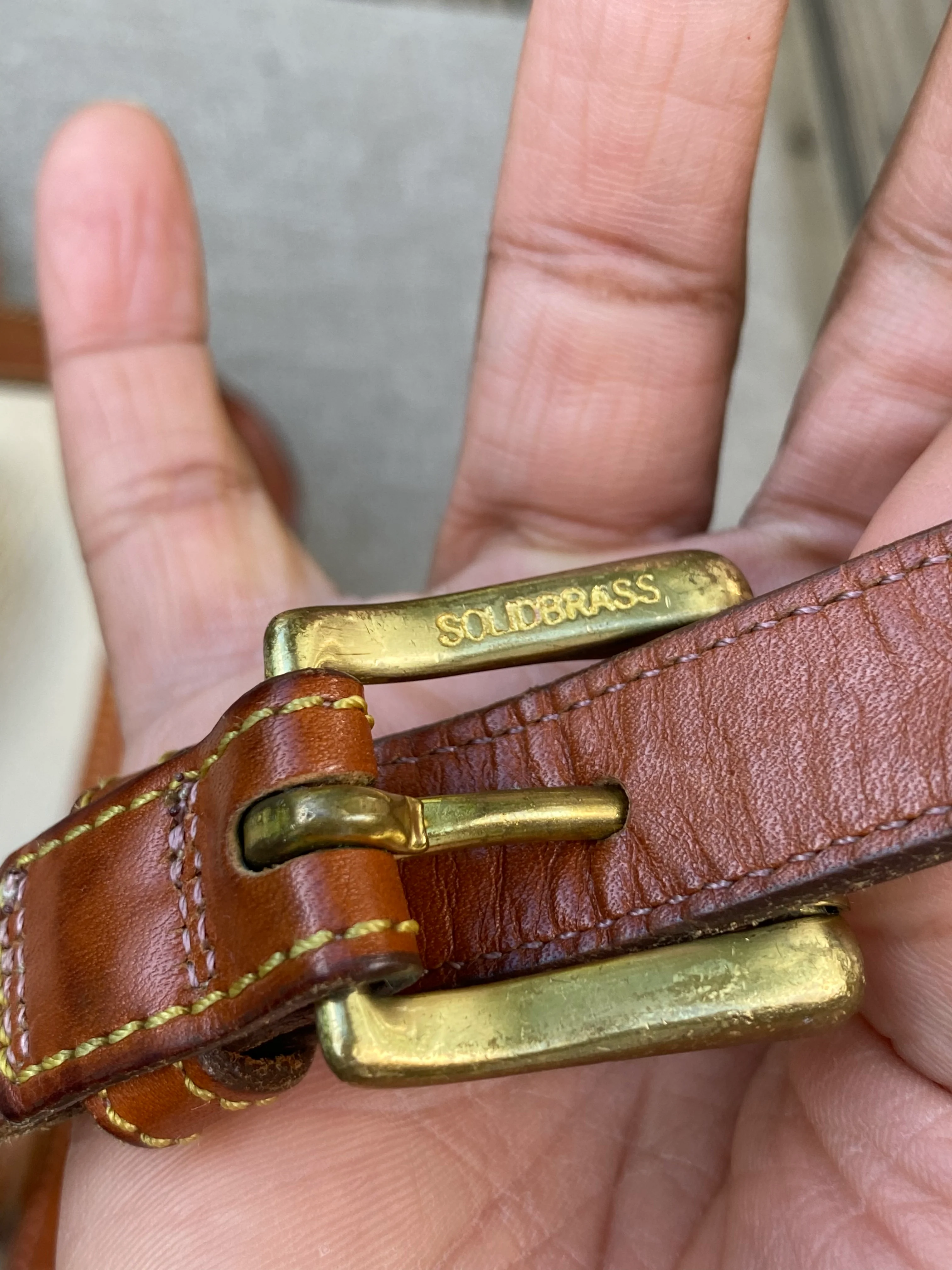 80s/90s Satchel With Crossbody Strap Genuine Leather By Dooney & Bourke - Image 9