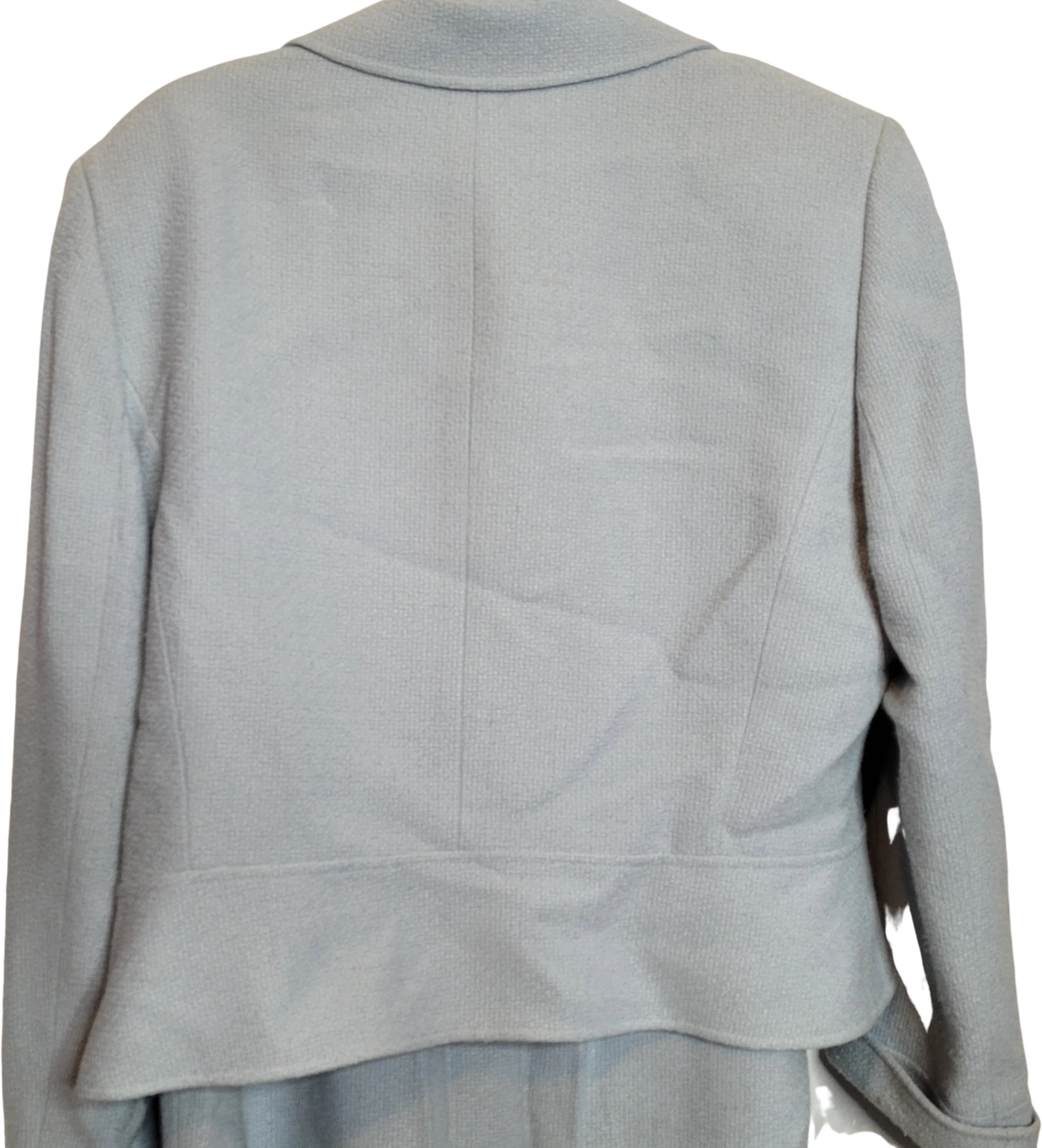 80s/90s Skirt Suit Two Piece Pale Baby Blue Size 18 By Tahari Arthur Levine - Image 2