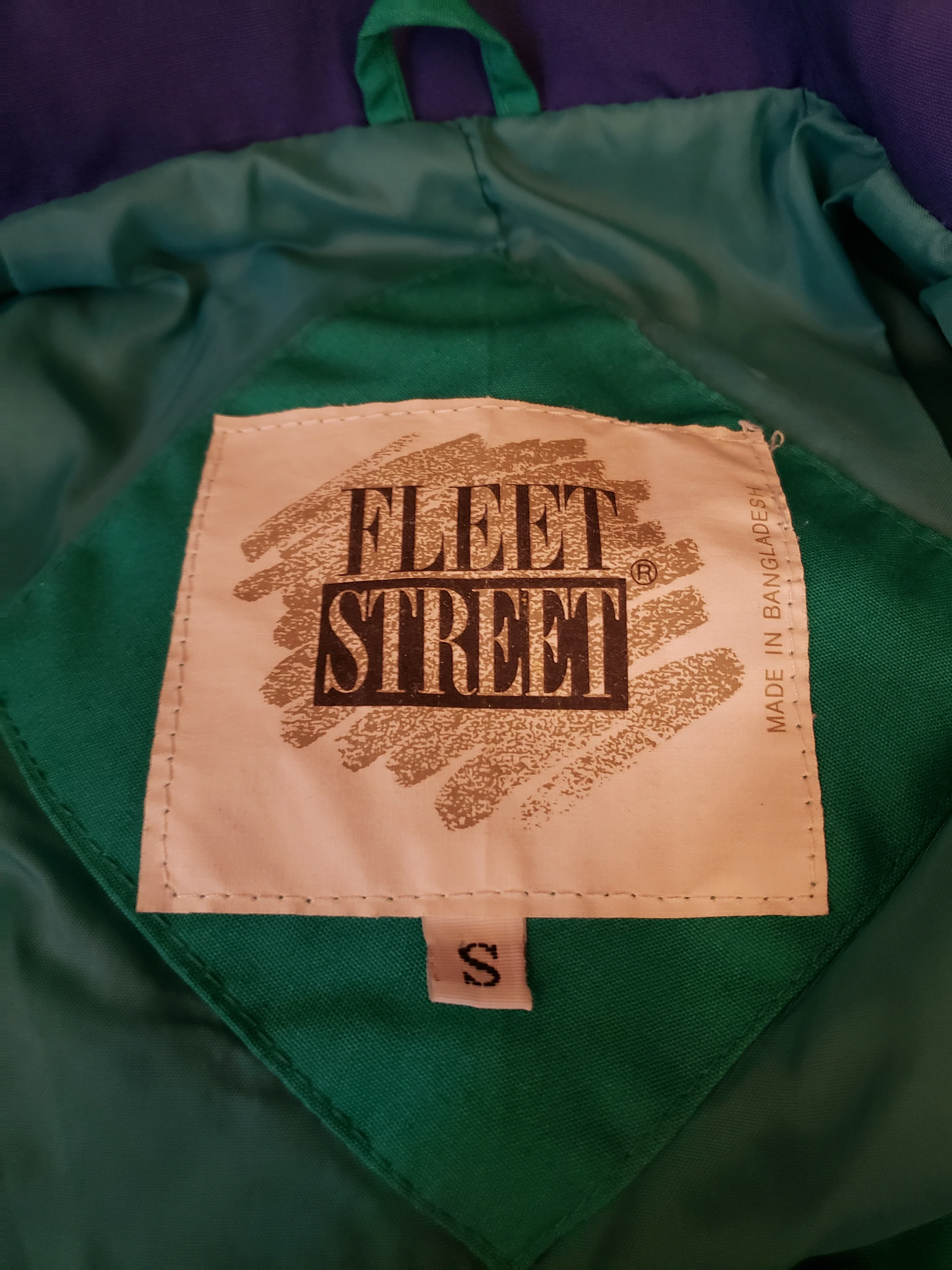 80s/90s Teal Jacket By Fleet Street - Image 3