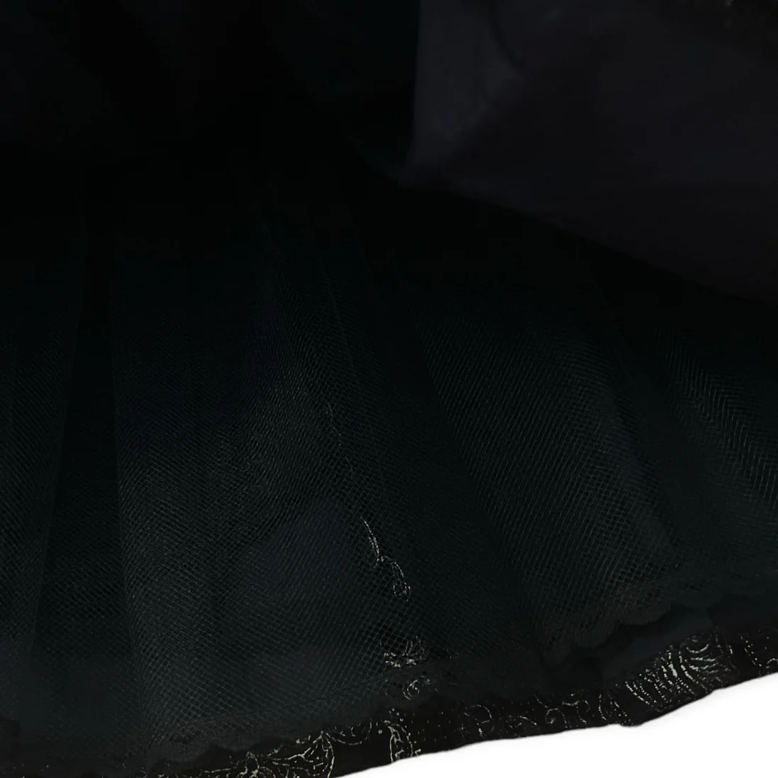 80s/90s Velvet Black Gold Off The Shoulder Cocktail Dress By Scott McClintock - Image 7