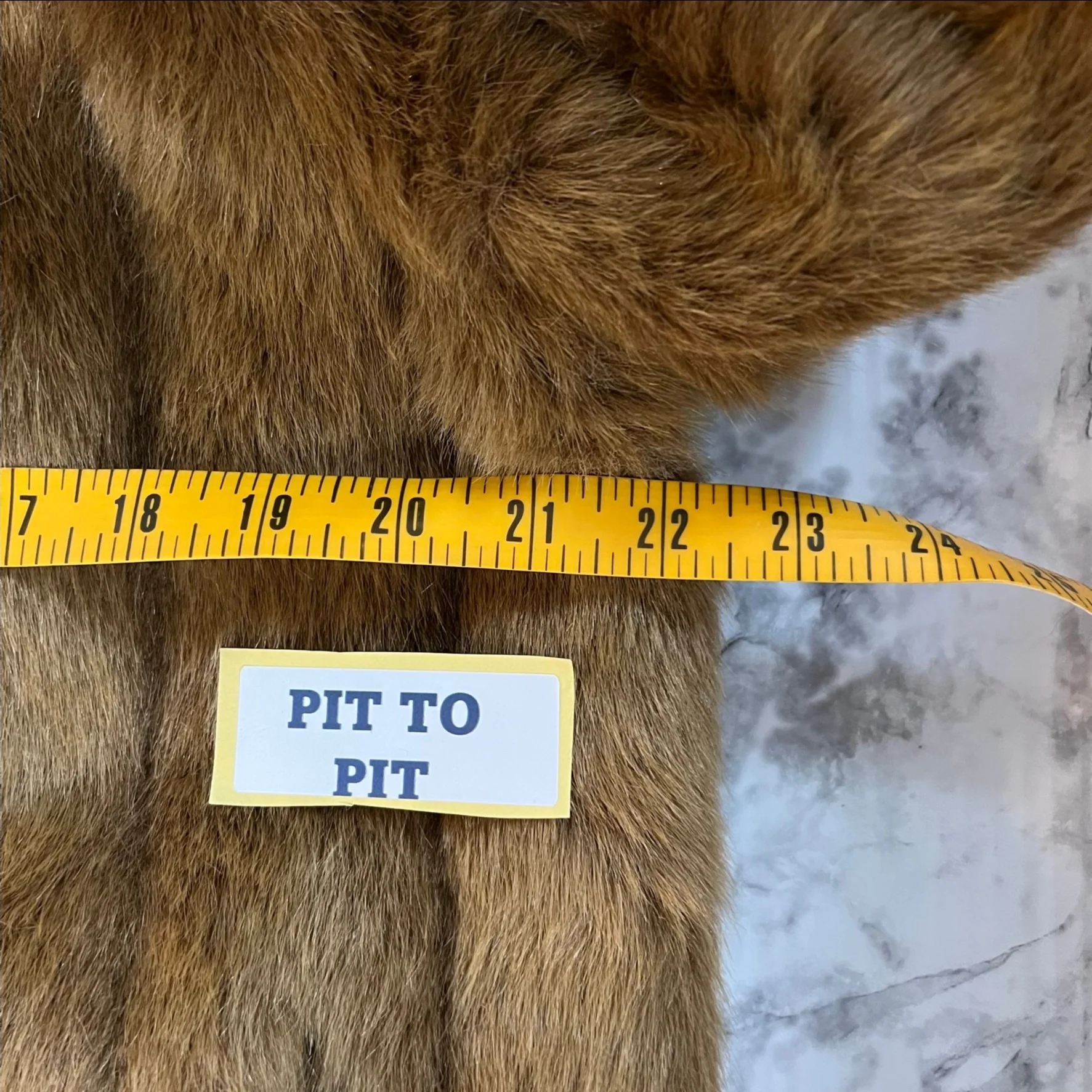 80s/90s Vintage Faux Fur Camel Beige Short Coat By Newport News - Image 7