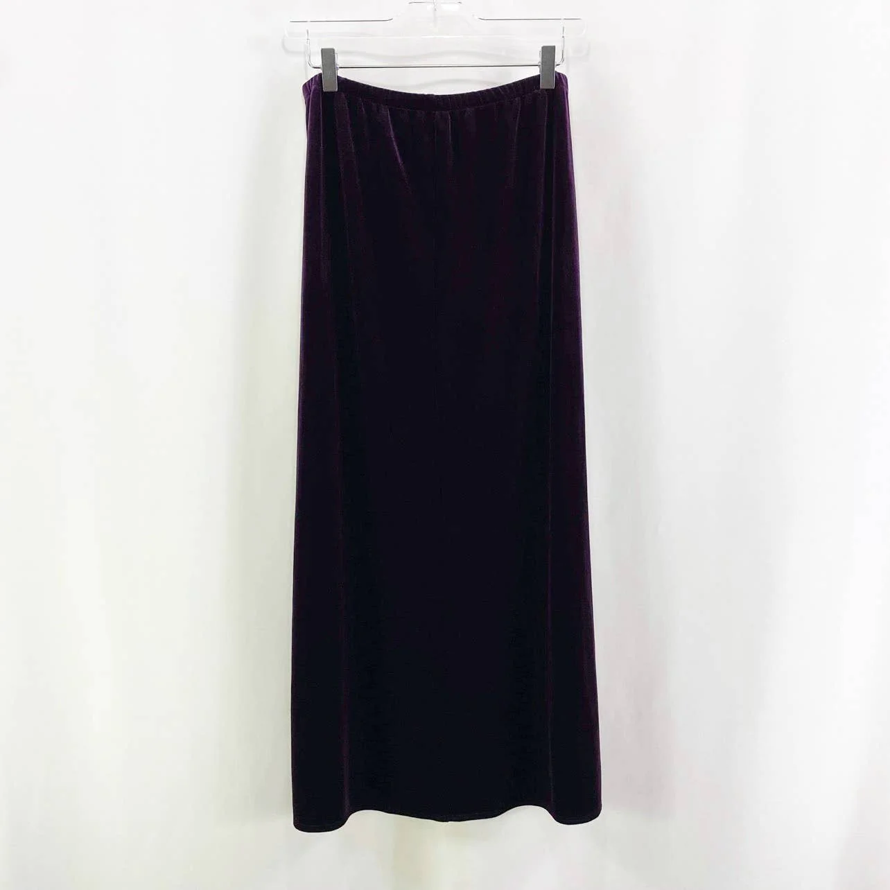 80s 90s Vintage Purple Velvet Jacket Tank and Maxi Skirt Three Piece Set by Ricci - Image 6