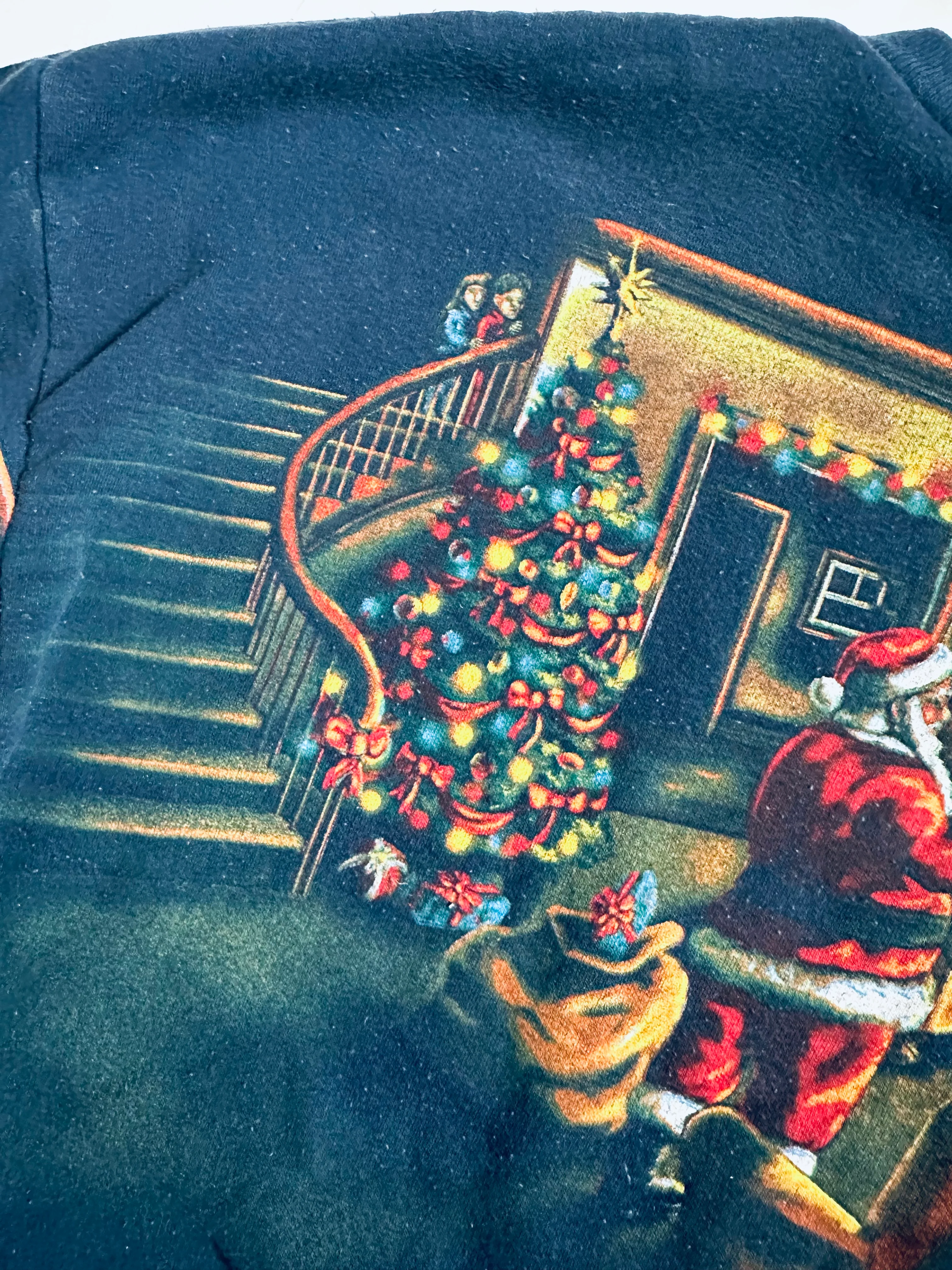 80s/90s Vintage Retro Detailed Christmas Eve Sweatshirt By Art Unlimited - Image 15