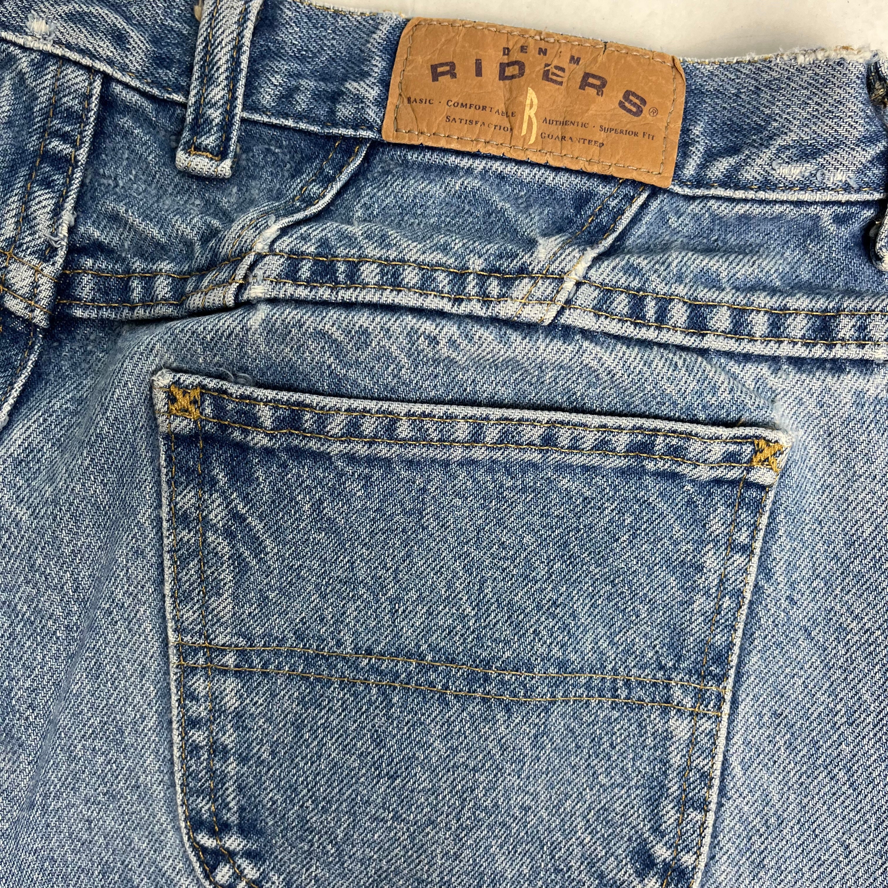 80s/90s Vintage Stonewashed Denim Jeans By Lee - Image 5
