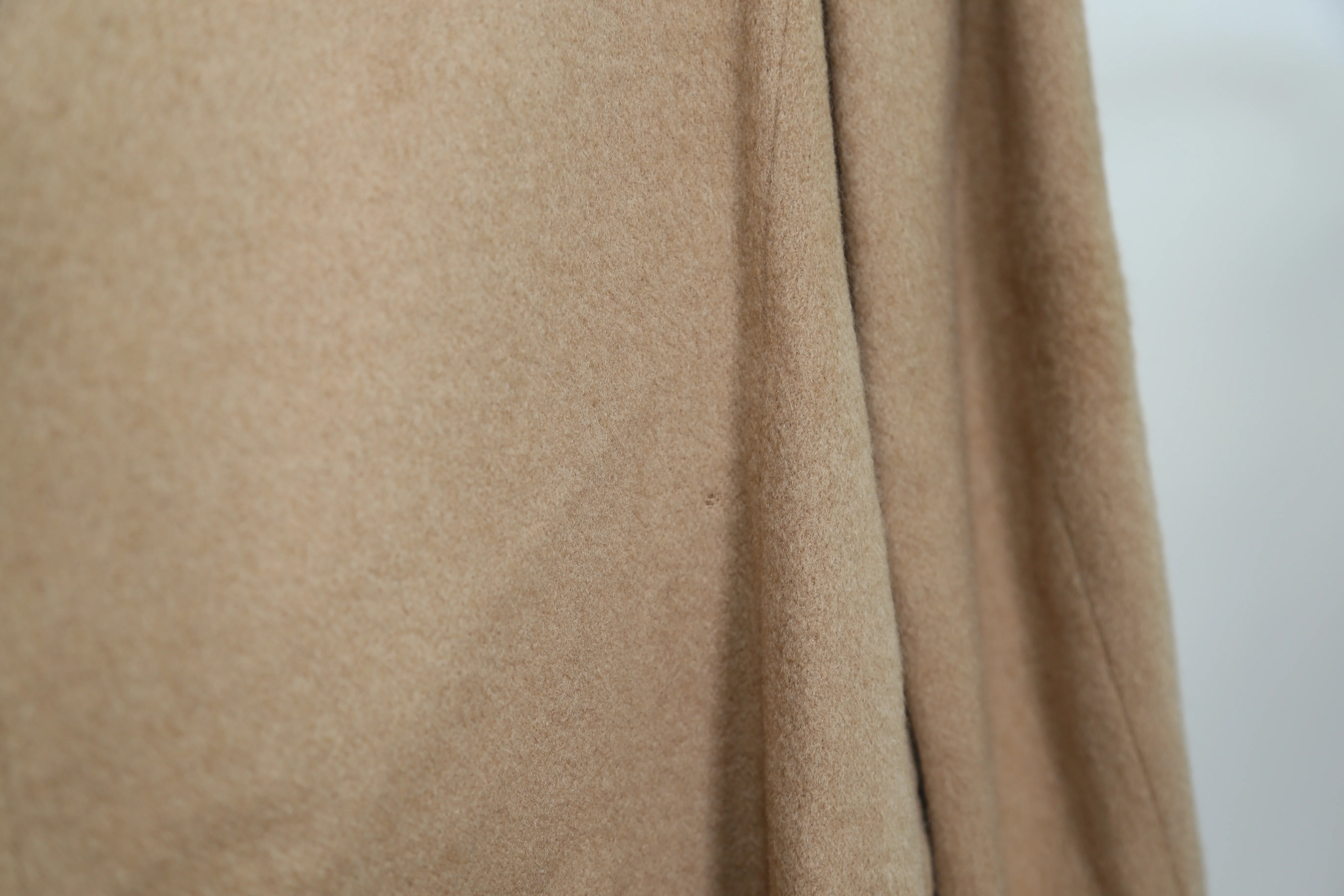 80s/90s Vintage Tan Camel Hair Wool Two Button Blazer - Image 6