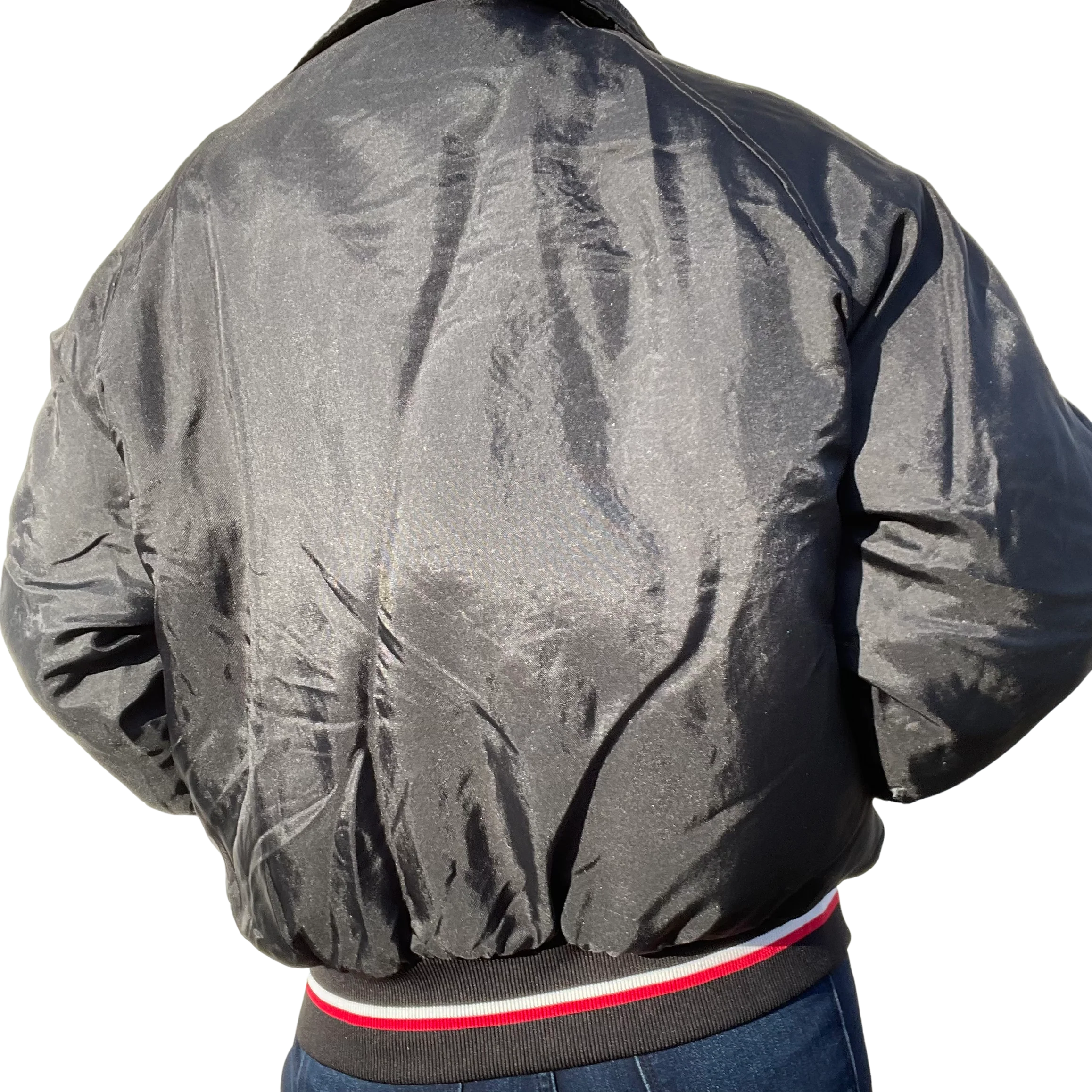 80s/90s Vintage Yamaha Zip Up Collared Jacket | Puffy Coat By Maxim Wear Yamaha - Image 2