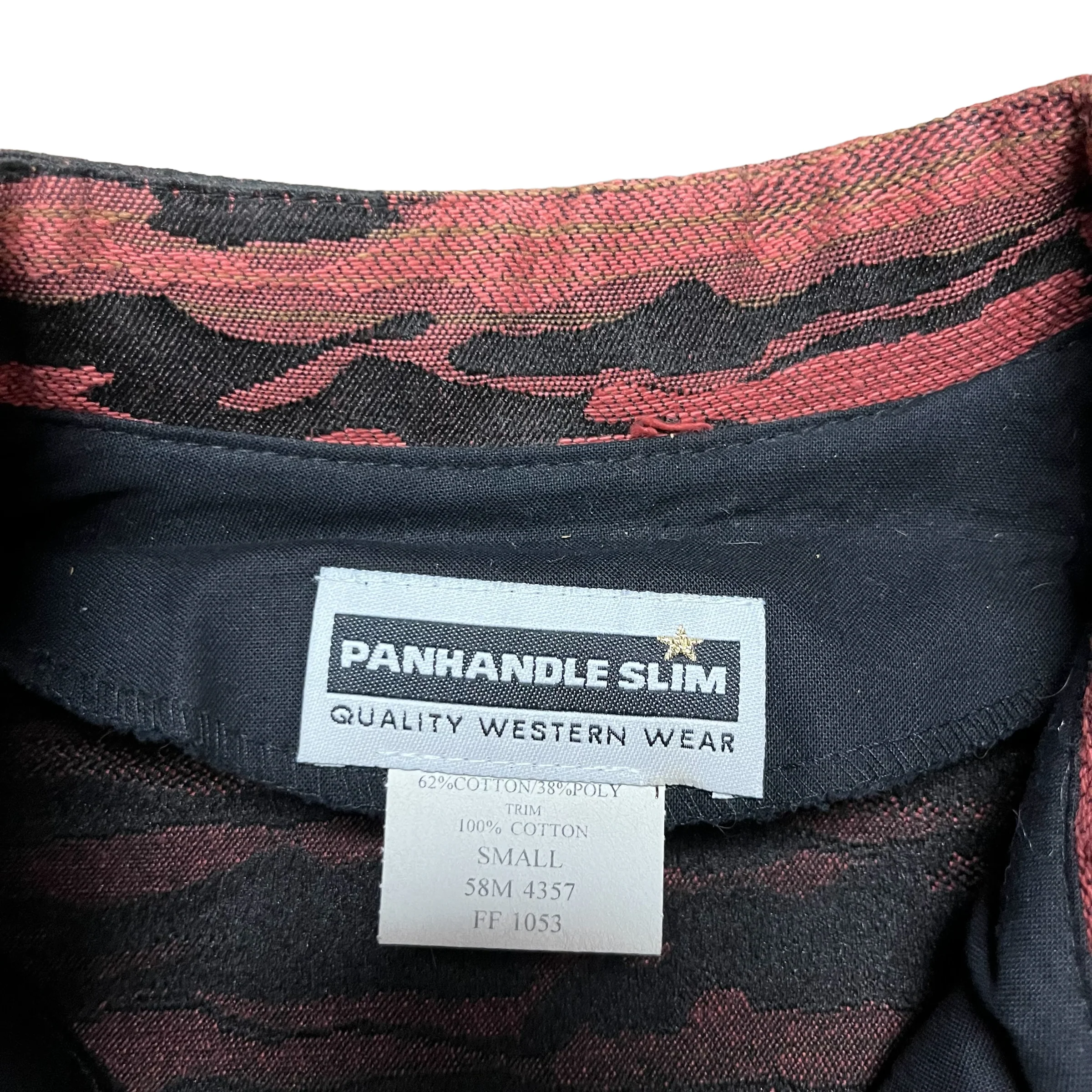 80s/90s Western Style Tapestry Embroidered Vest By Panhandle Slim - Image 3