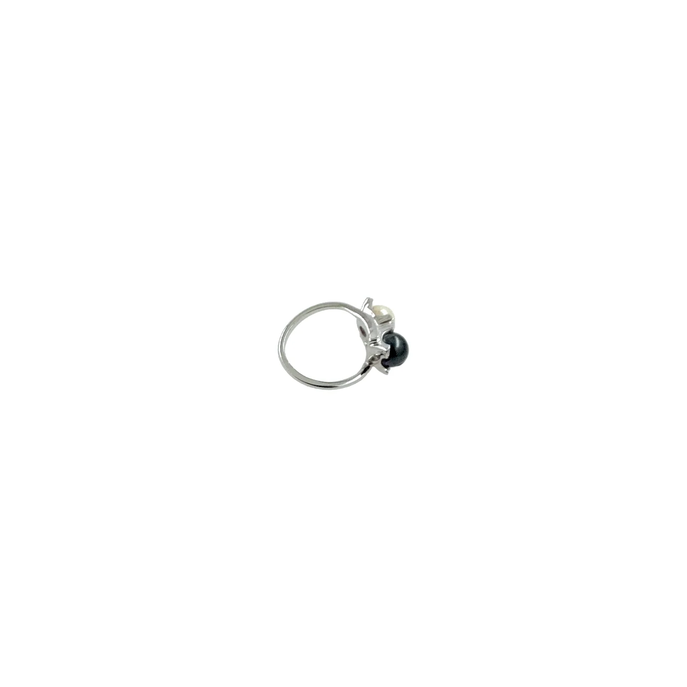 80s/90s White 14ge Woman Cocktail Ring By Joseph Esposito - Image 6