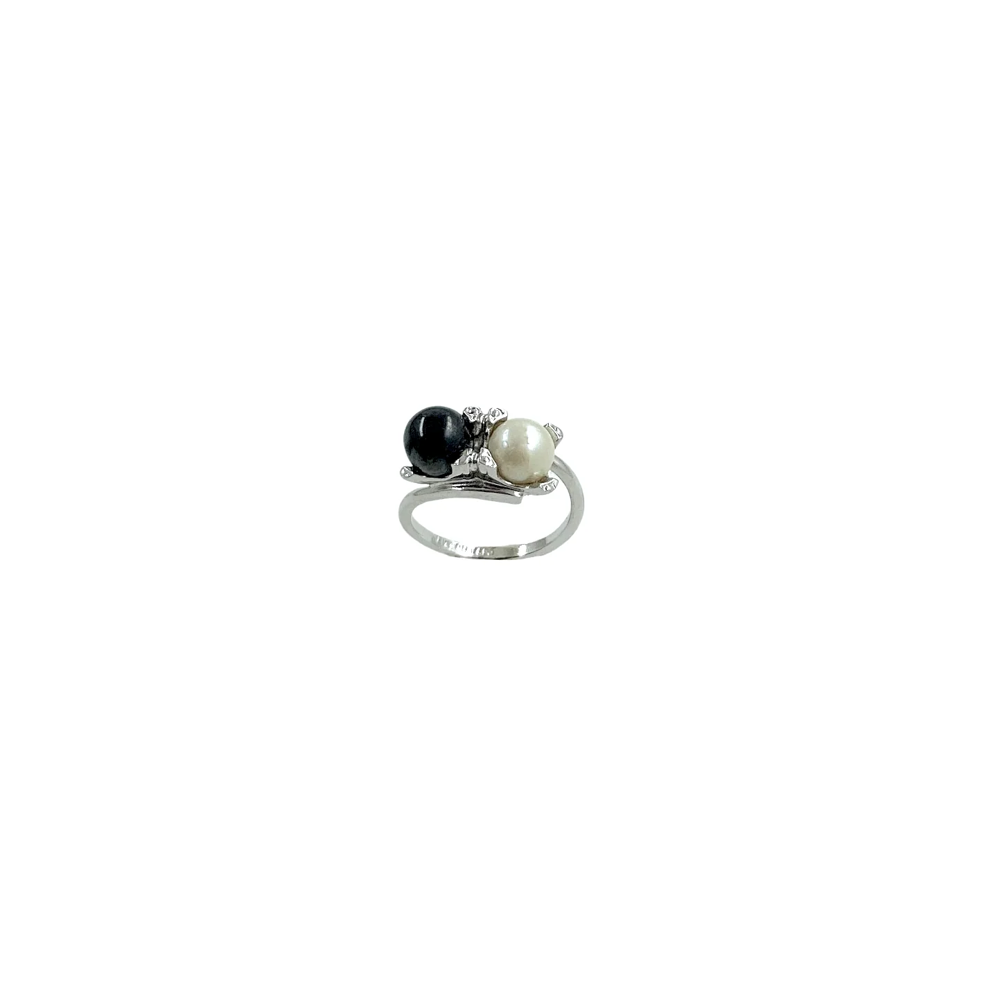 80s/90s White 14ge Woman Cocktail Ring By Joseph Esposito - Image 8