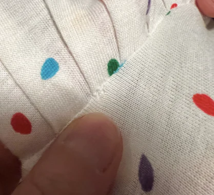 80s/90s White Cotton Day Dress With Colorful Polka Dots - Image 16