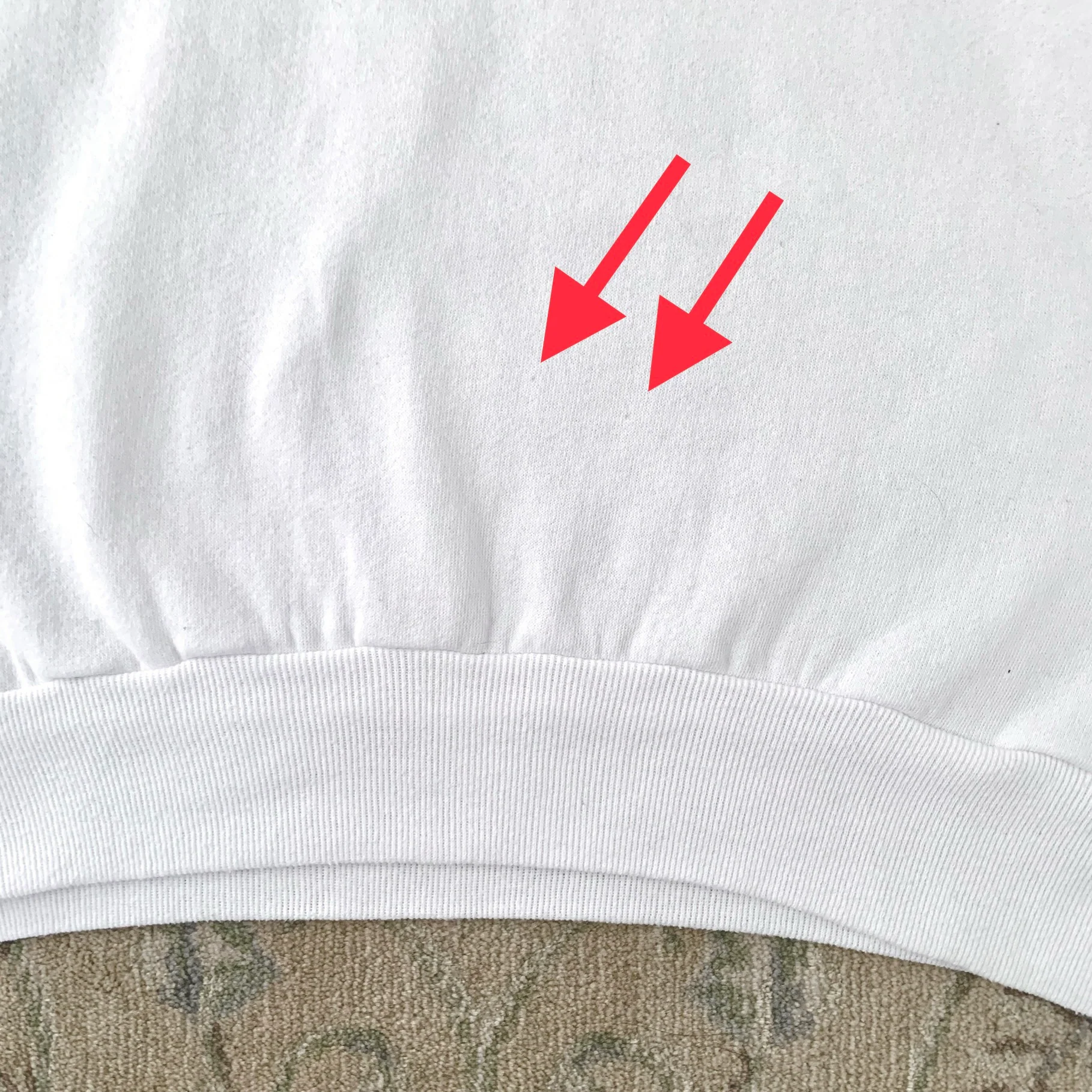 80s/90s White Embroidered Bunnies Long Sleeve Sweatshirt by Morning Star - Image 15