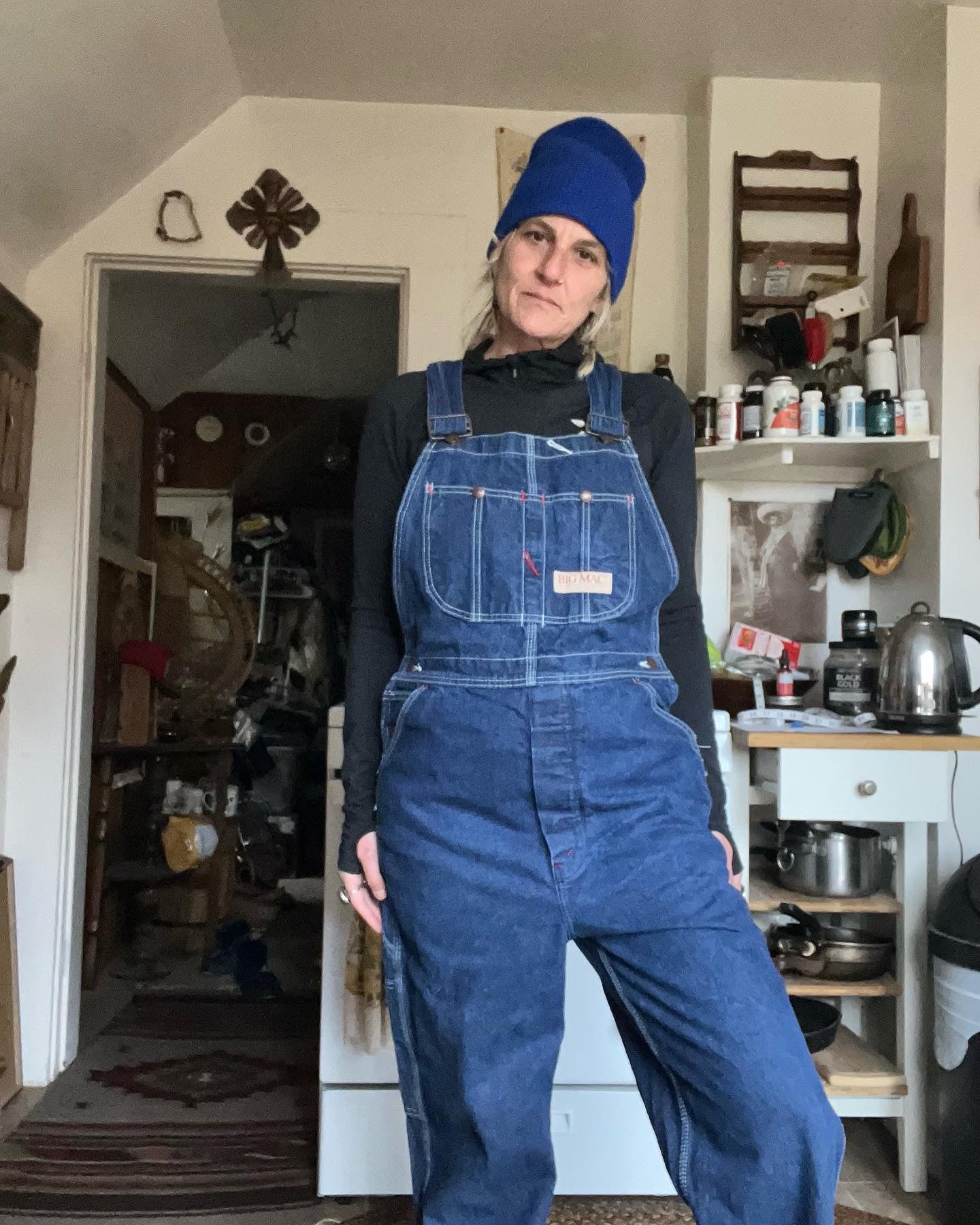 80s Barely Worn Overalls Size 34 by Big Mac - Image 3