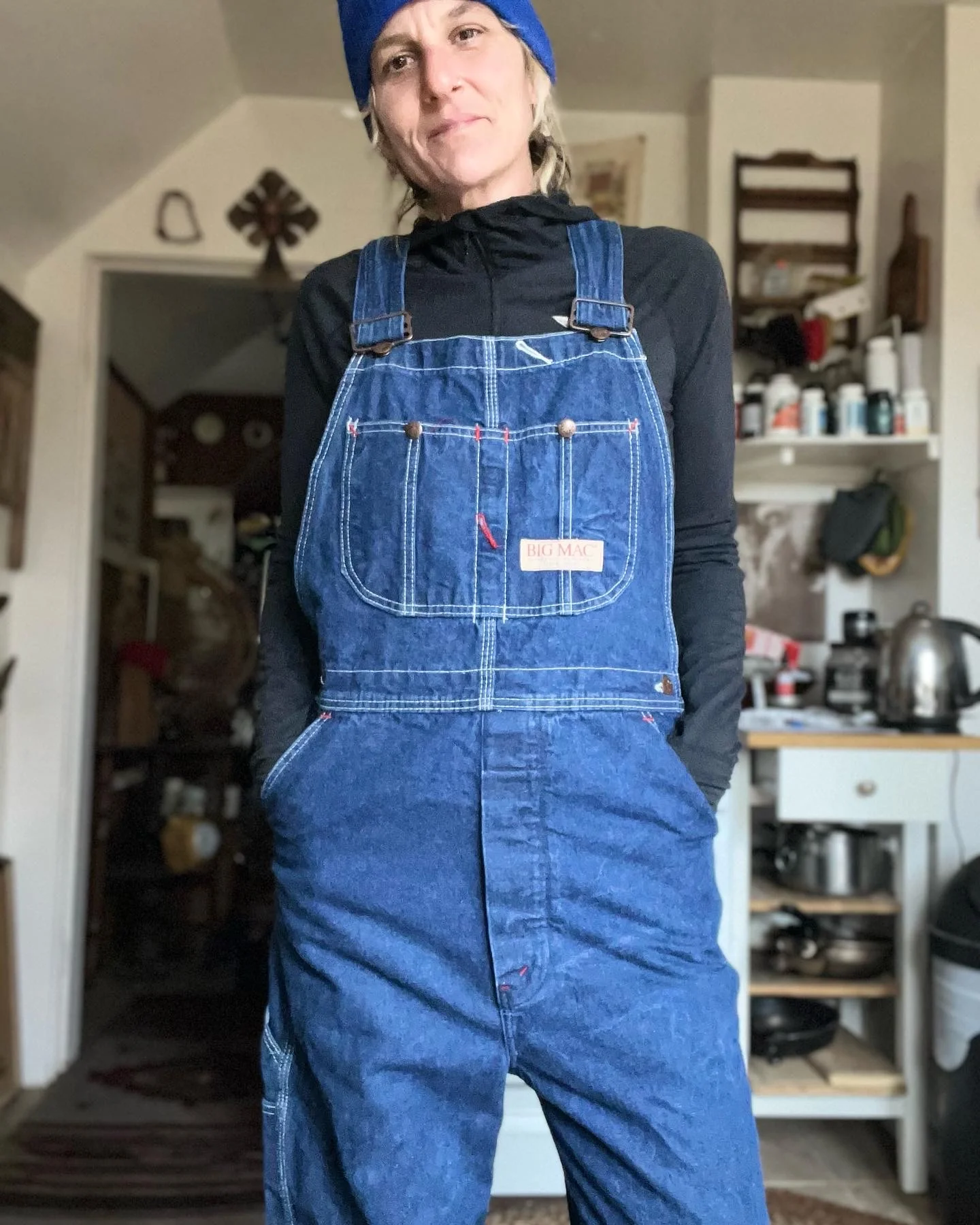 80s Barely Worn Overalls Size 34 by Big Mac - Image 4